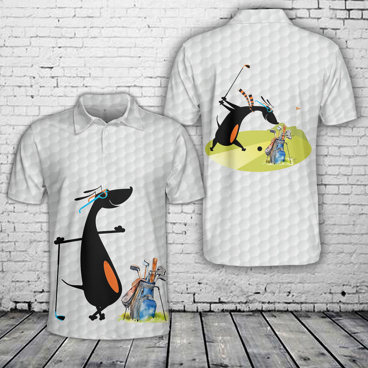 Dachshund Golf Polo Shirt