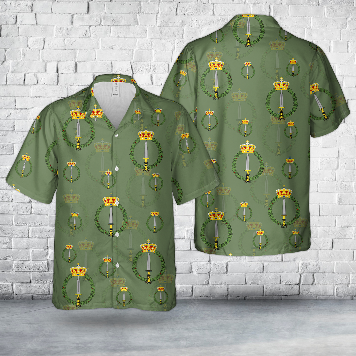 Danish Armed Forces Special Operations Command Hawaiian Shirt