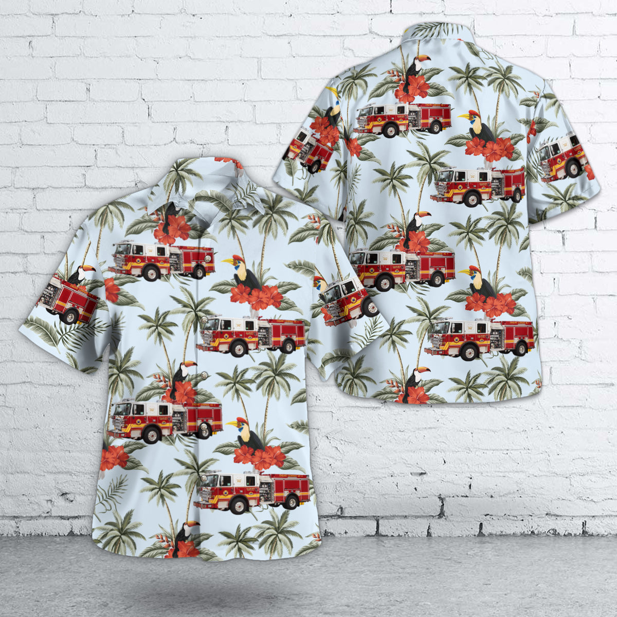 Darby, Pennsylvania, Darby Fire Company No.1 Hawaiian Shirt