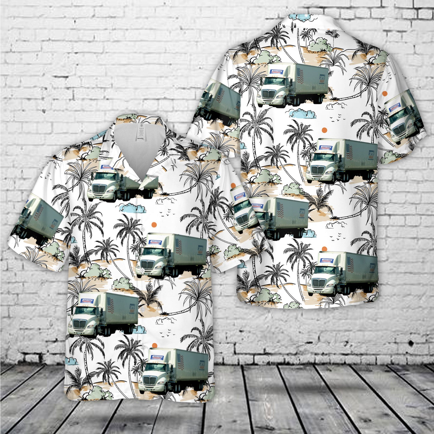 Dayton freight truck Hawaiian Shirt