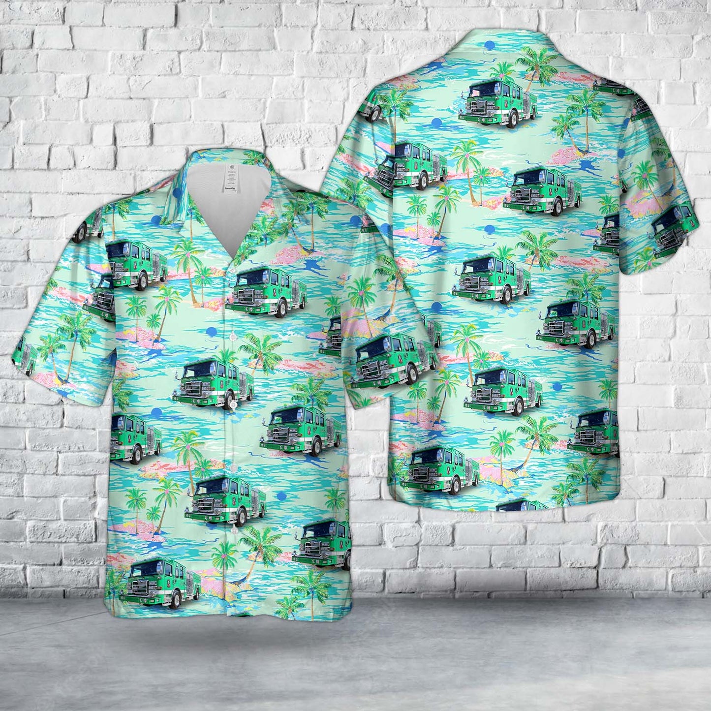 Denton, Texas, Denton Fire Department Hawaiian Shirt