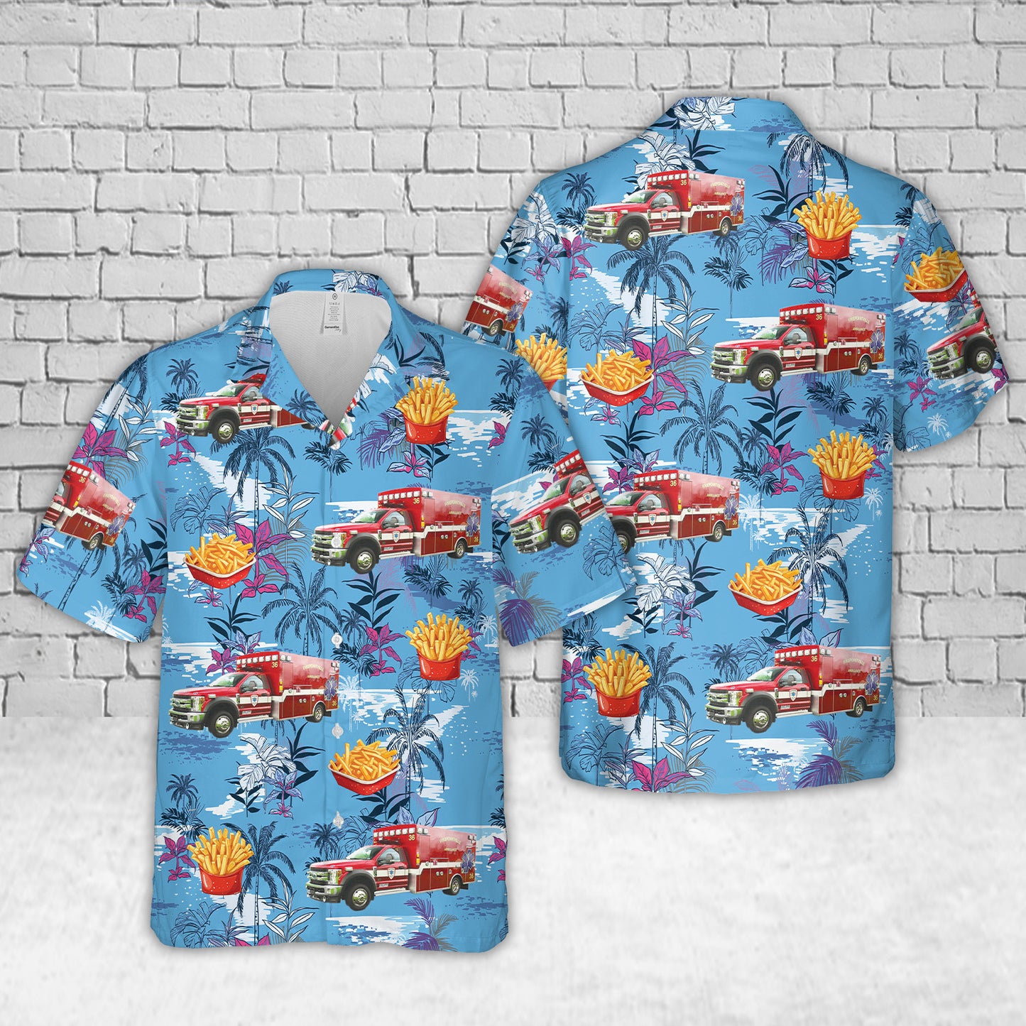 Denver, Pennsylvania, Fivepointville Ambulance Service Hawaiian Shirt