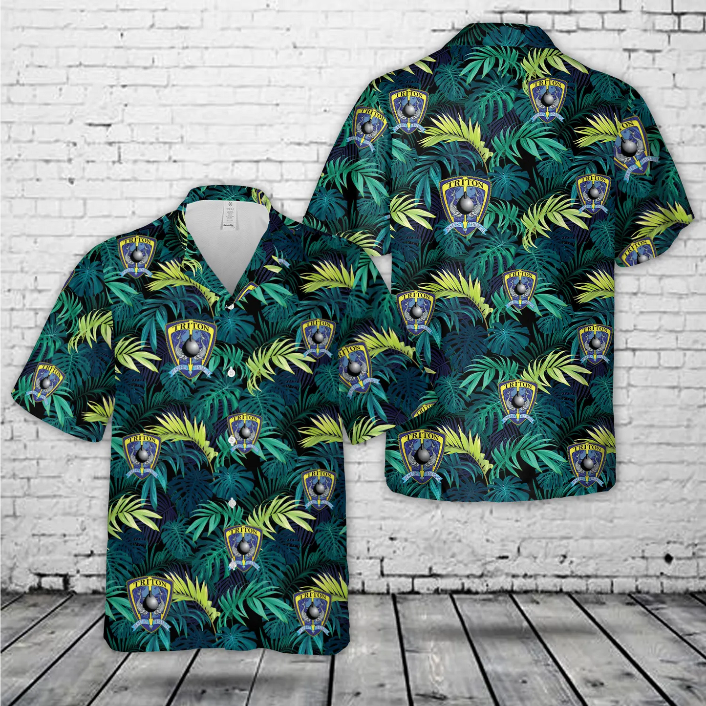 Det Triton (U.S. Navy) Hawaiian Shirt