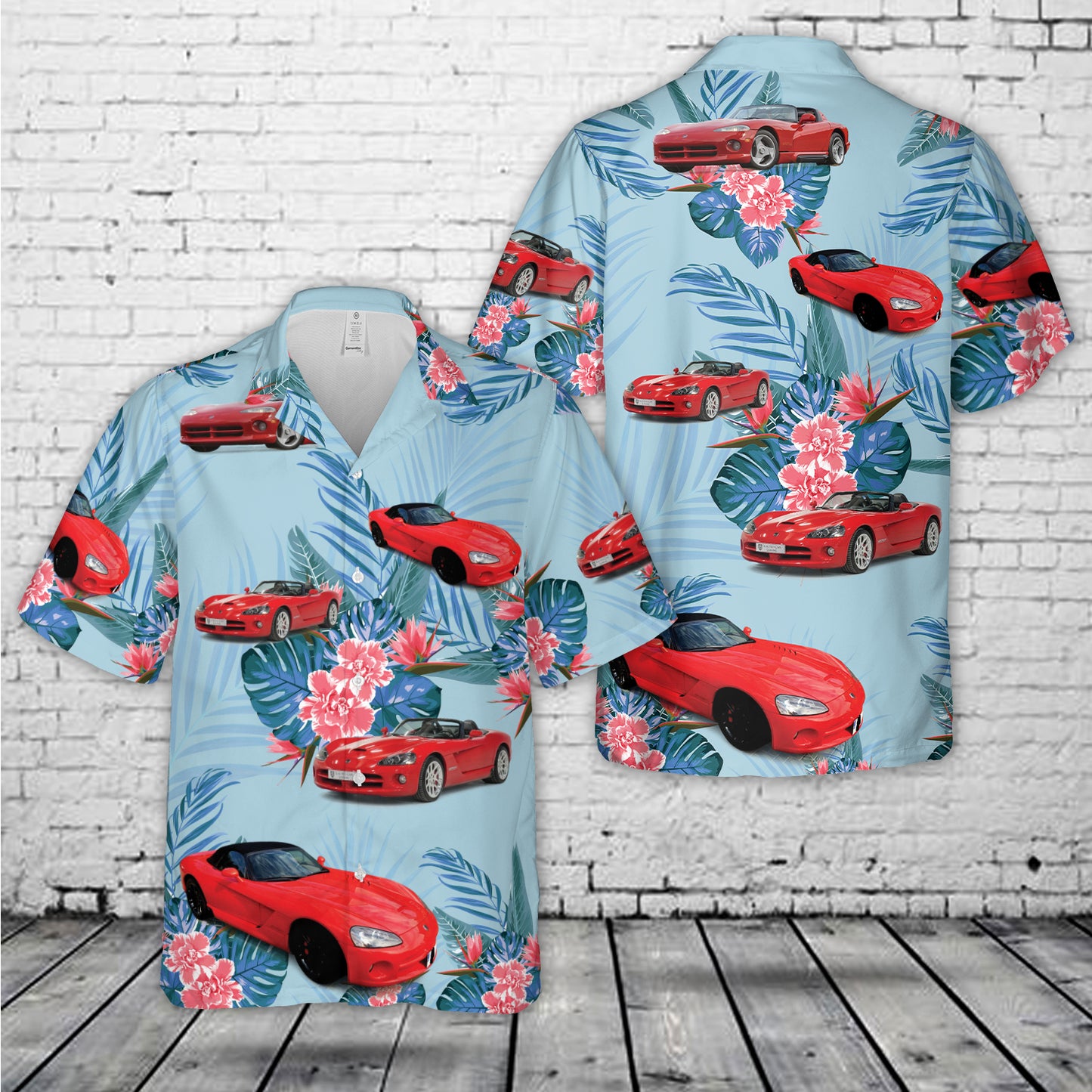 Dodge Viper Hawaiian Shirt