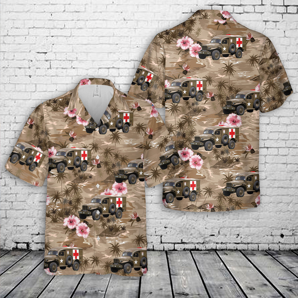 Dodge WC54 Field Ambulance (1943) Hawaiian Shirt