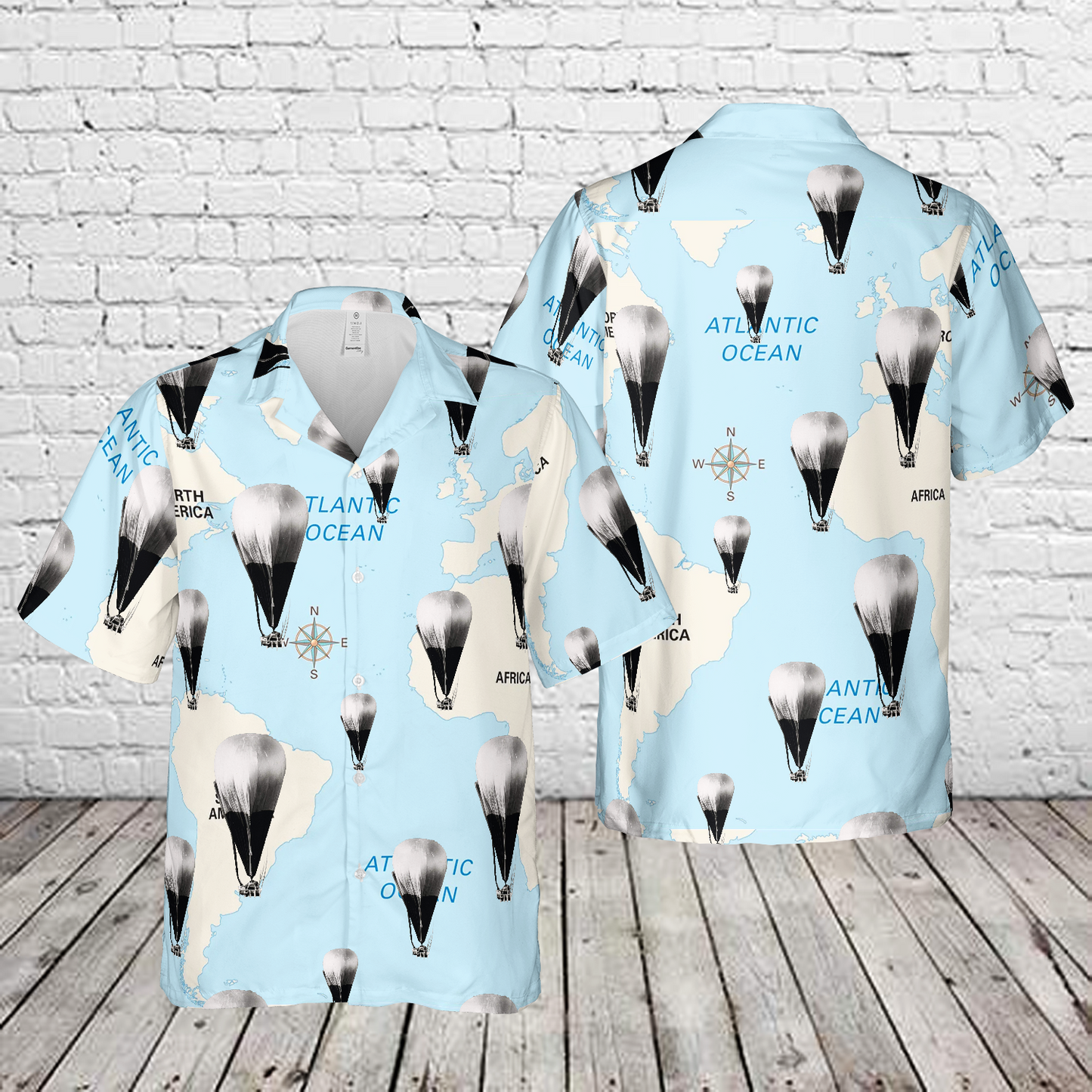 Double Eagle II Helium balloon Hawaiian Shirt