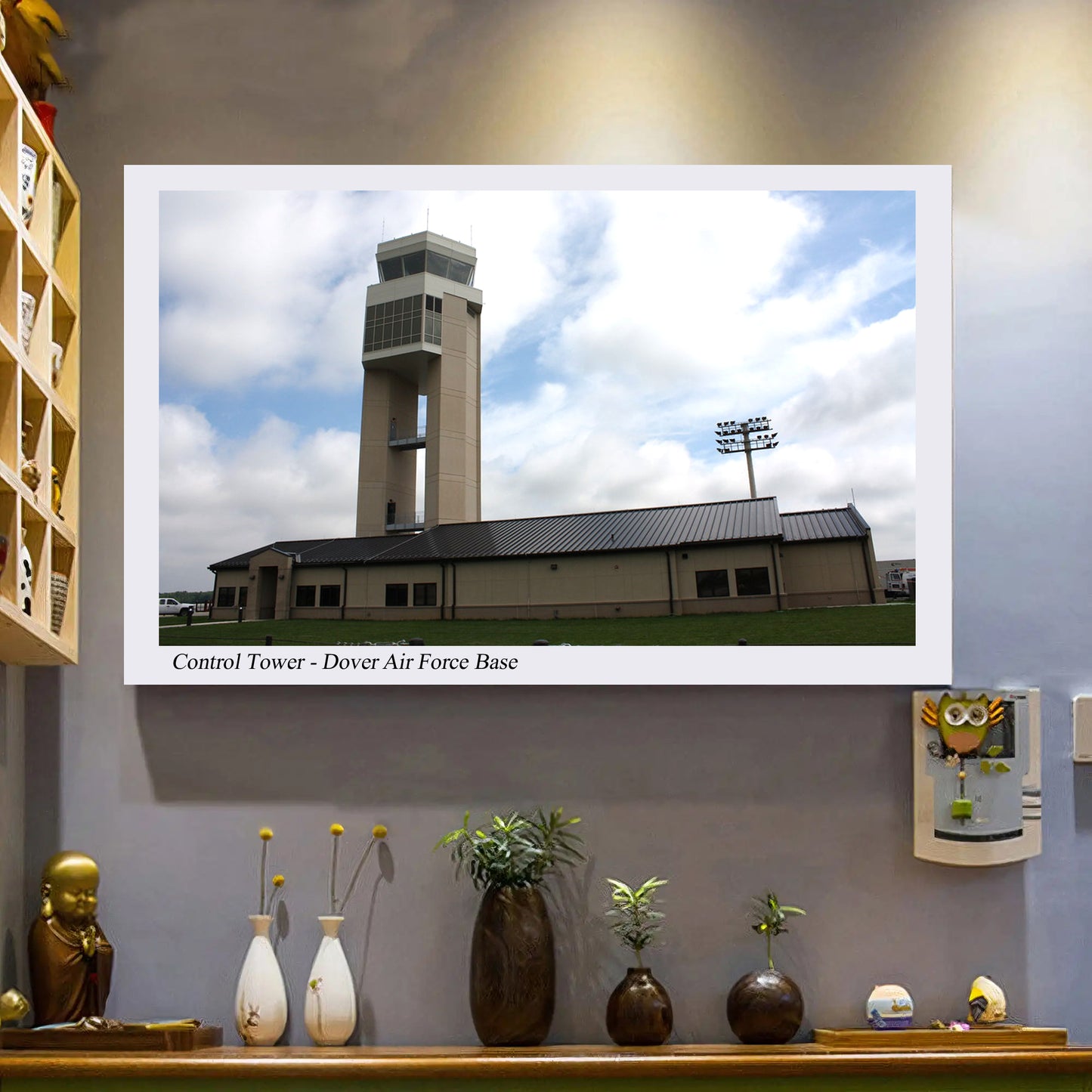 Dover AFB Control Tower Canvas