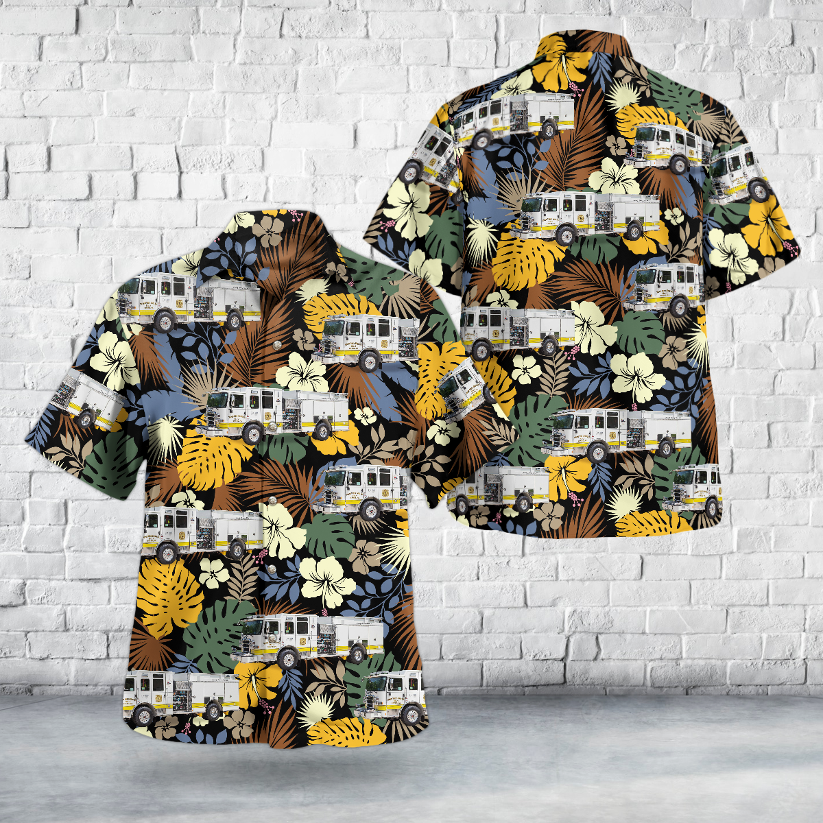 Dover, Pennsylvania, Union Fire & Hose Company No.1 Hawaiian Shirt