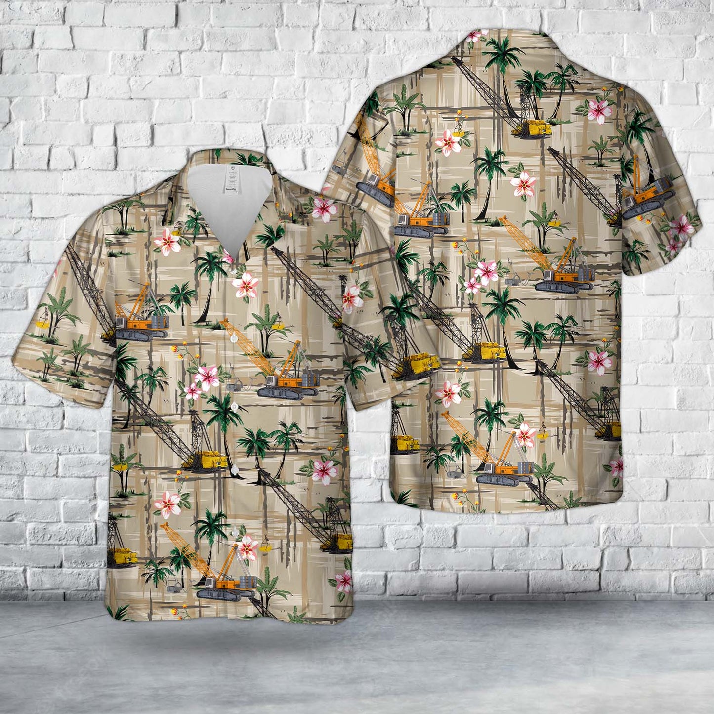 Dragline Excavators Hawaiian Shirt