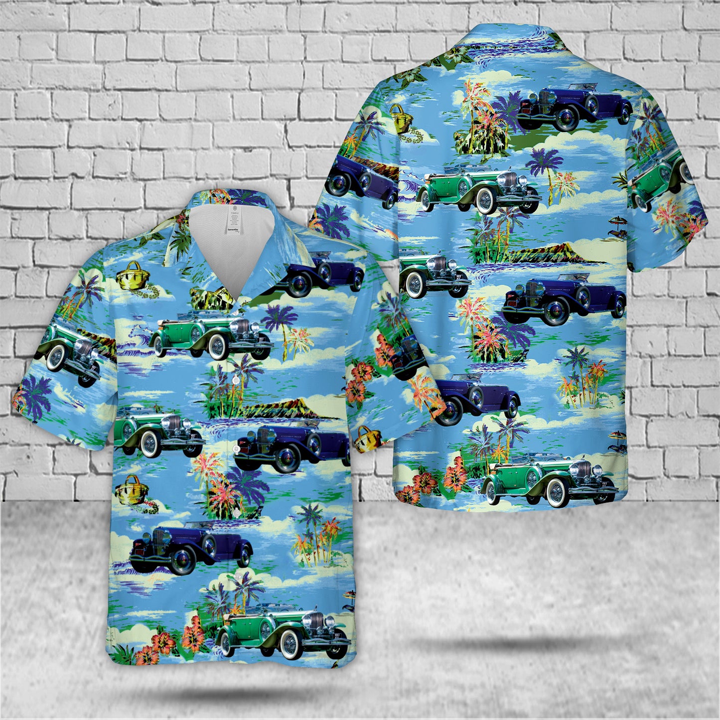 Duesenberg Model J Hawaiian Shirt