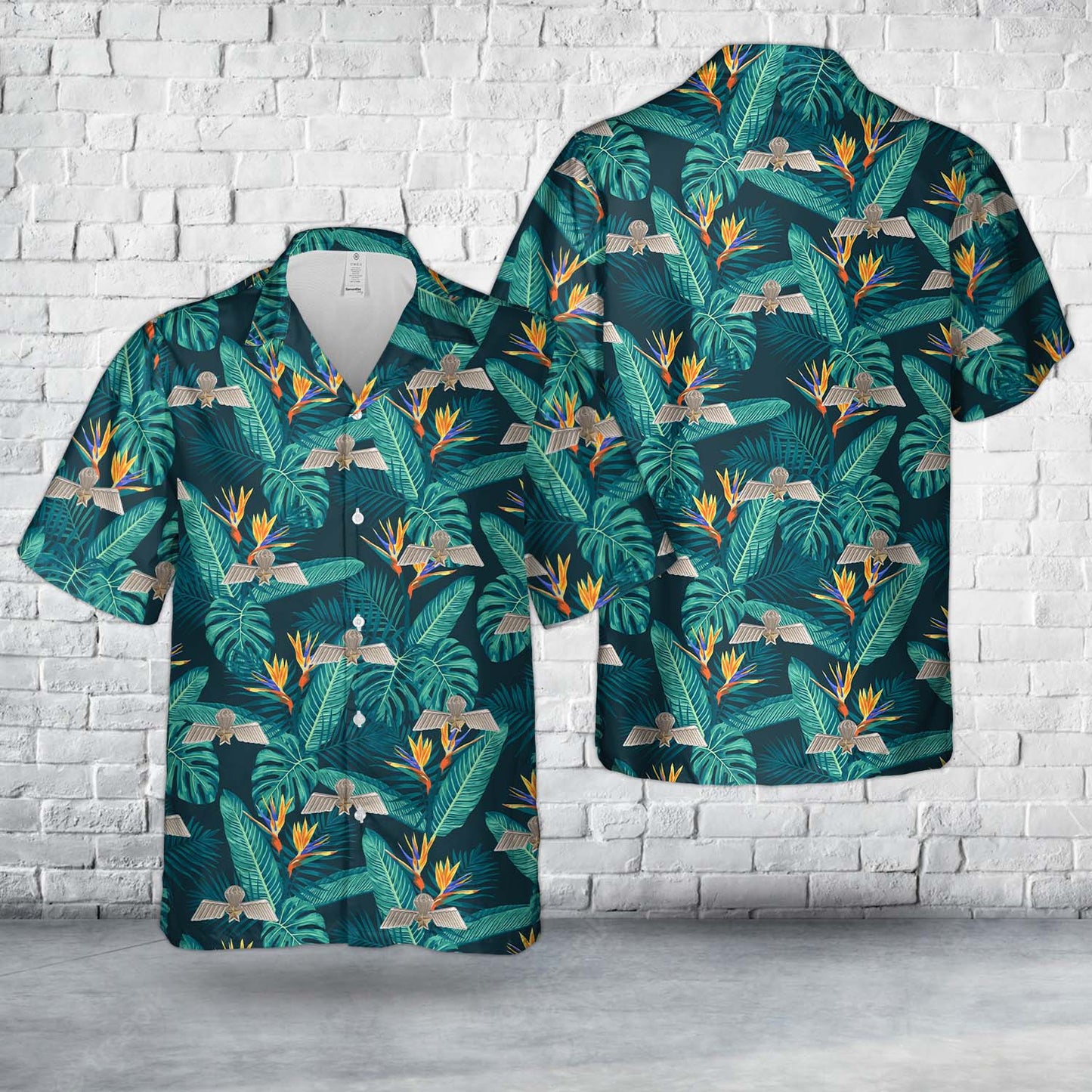 Dutch Army Jump Wings Hawaiian Shirt