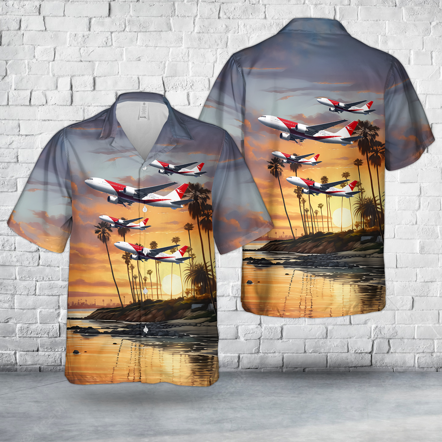 Dynamic Airways Boeing 767-23B(ER) Hawaiian Shirt