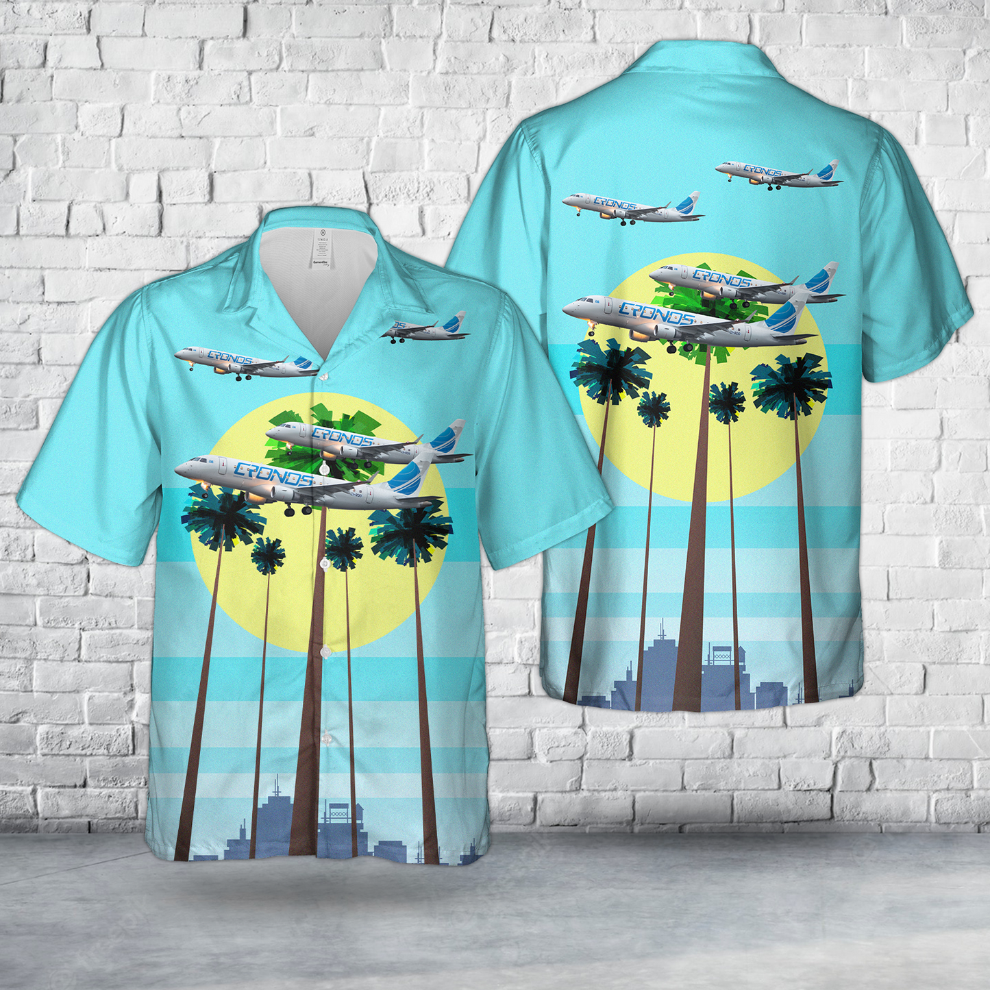 EI-RDO Cronos Airlines Embraer ERJ-175STD (ERJ-170-200 STD) Hawaiian Shirt