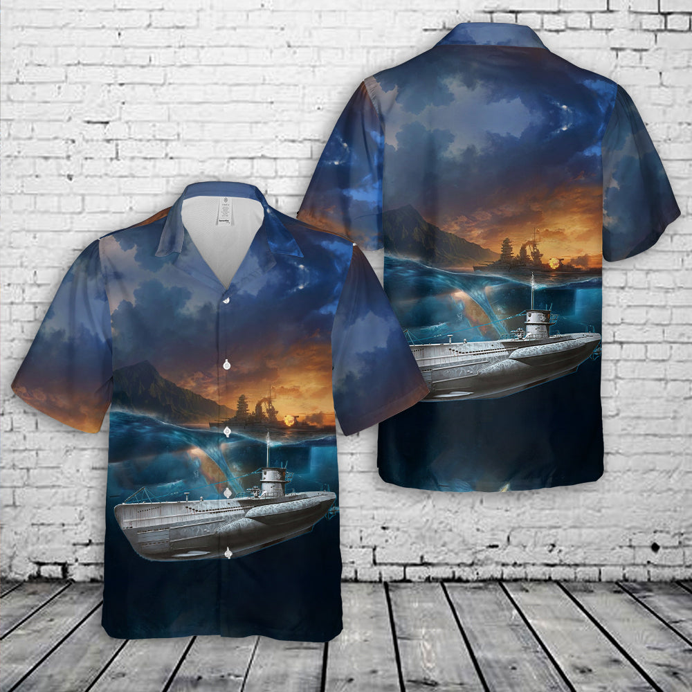 GERMAN U-Boat Type VII-C SUBMARINE Hawaiian Shirt