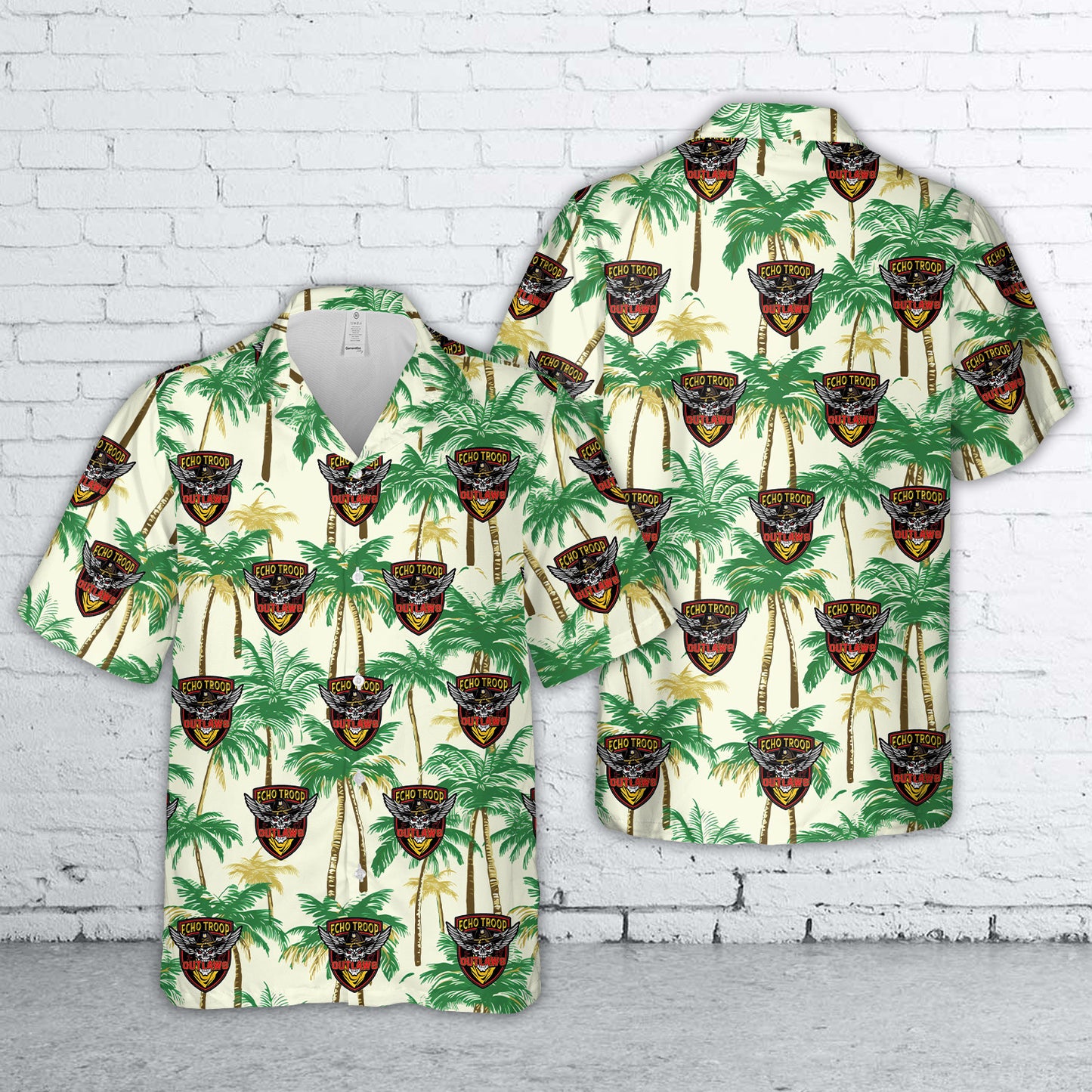 Echo Troop (FWD SPT), 1-17 Heavy Attack Reconnaissance Squadron (HARS), 82nd Combat Aviation Brigade Hawaiian Shirt