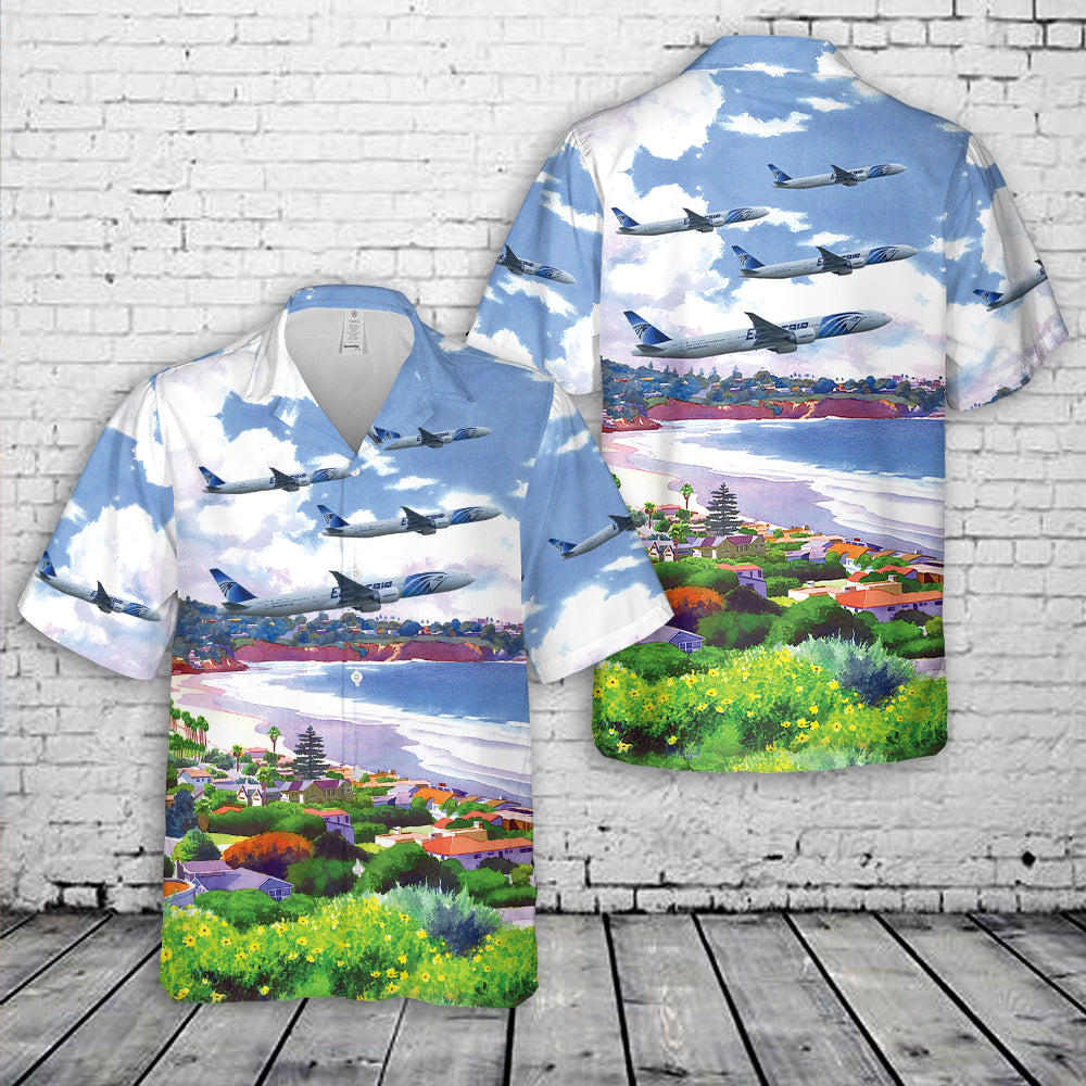 Egypt Air Boeing 777-300 Hawaiian Shirt