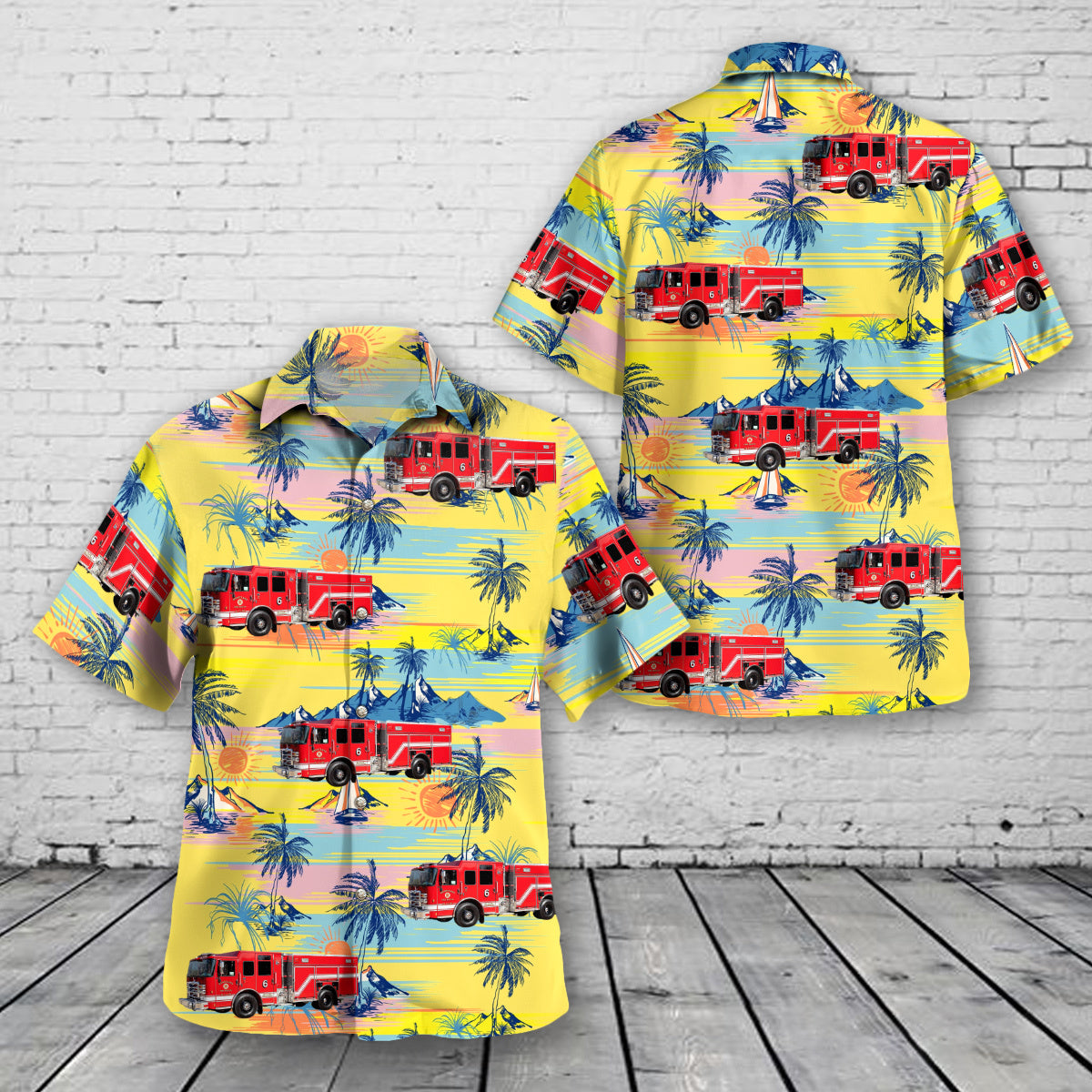 El Cajon, California, El Cajon Fire Department Hawaiian Shirt