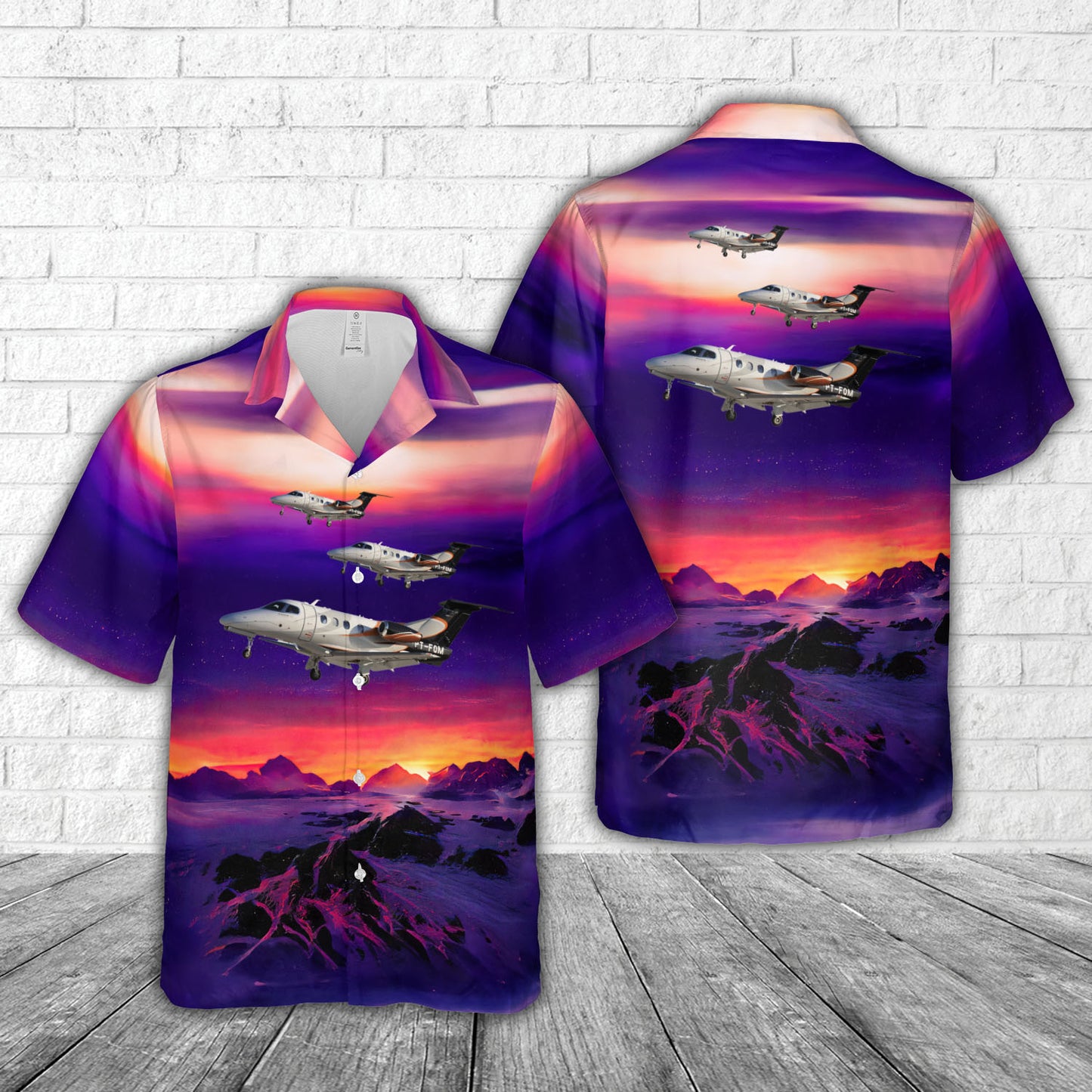 Embraer Phenom 100 Hawaiian Shirt