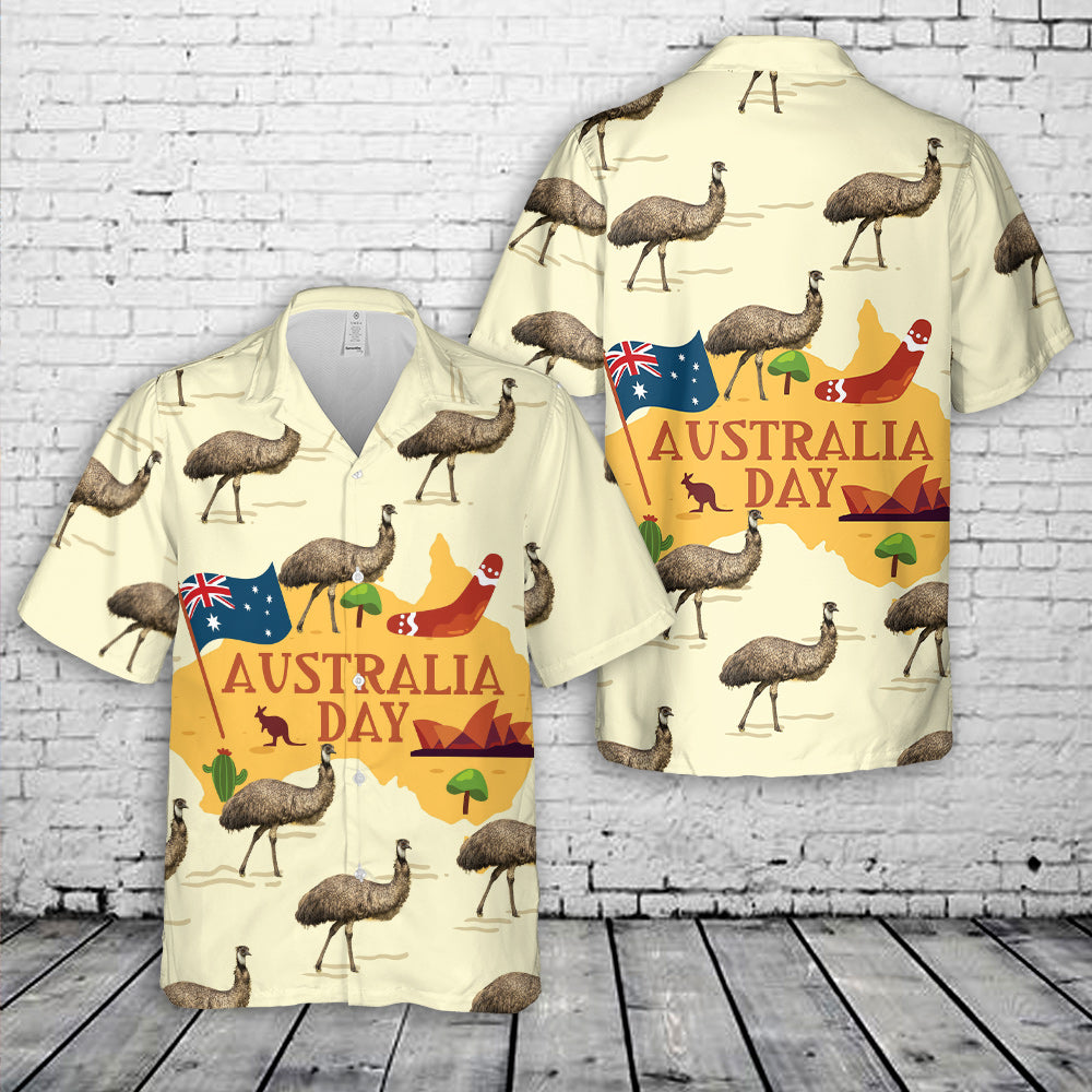 Emu Australia Hawaiian Shirt