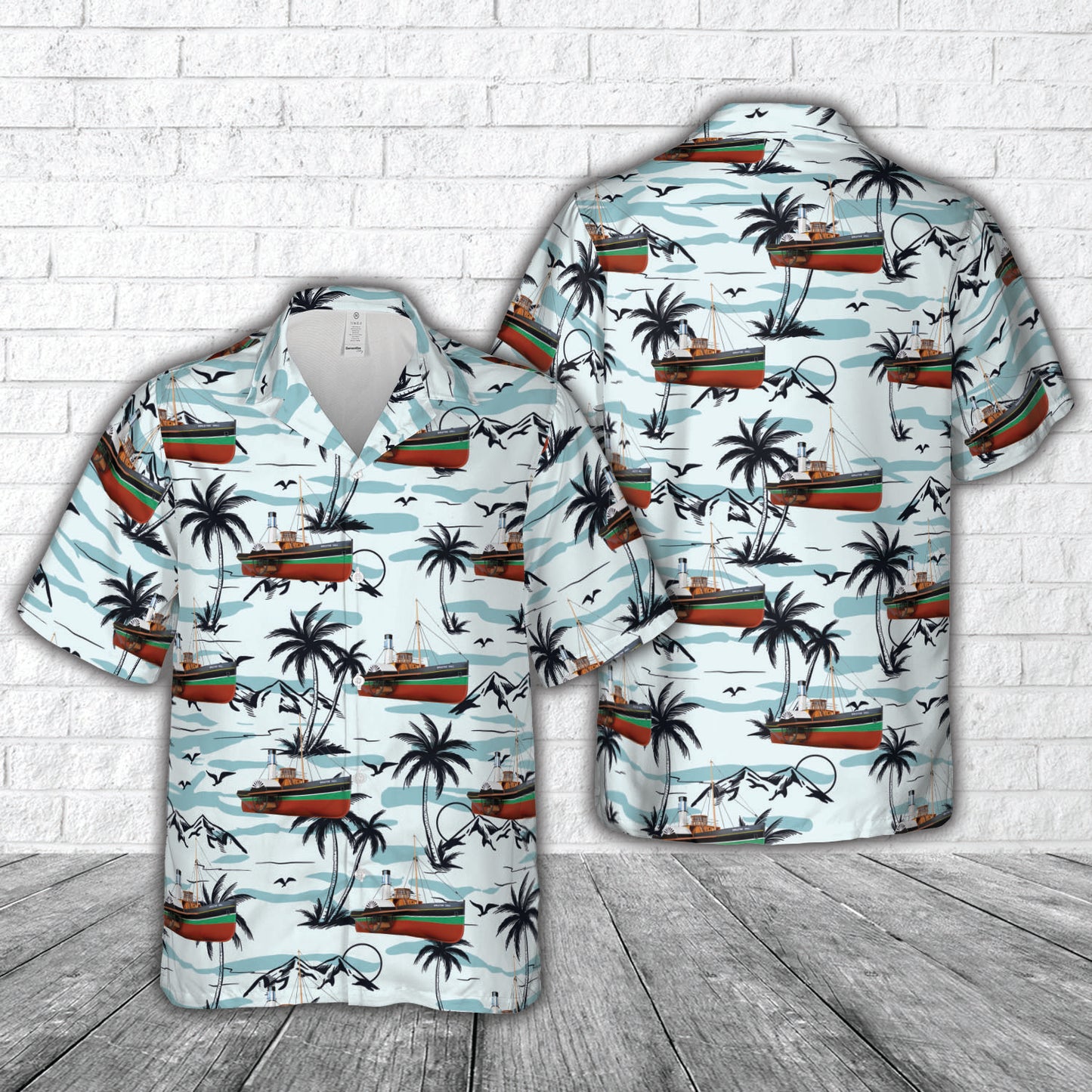 Eppleton Hall tugboat Hawaiian Shirt