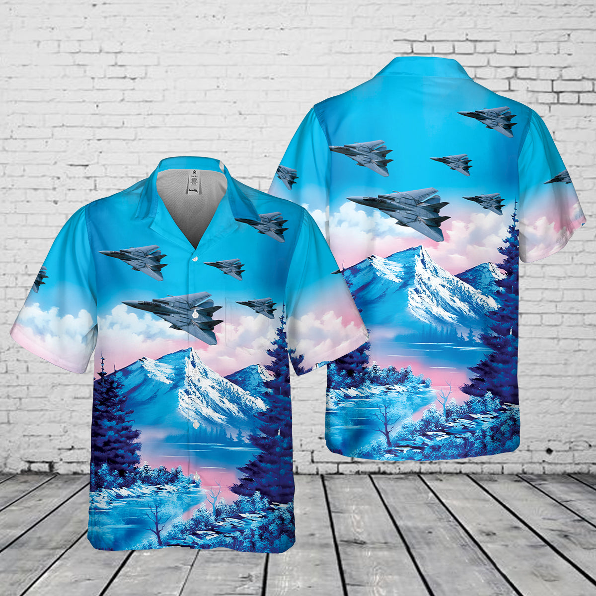F-14 Tomcat Pocket Hawaiian Shirt