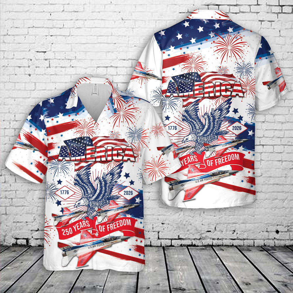 F-16 Viper Demo Team, 250th Anniversary 1776-2026 Hawaiian Shirt