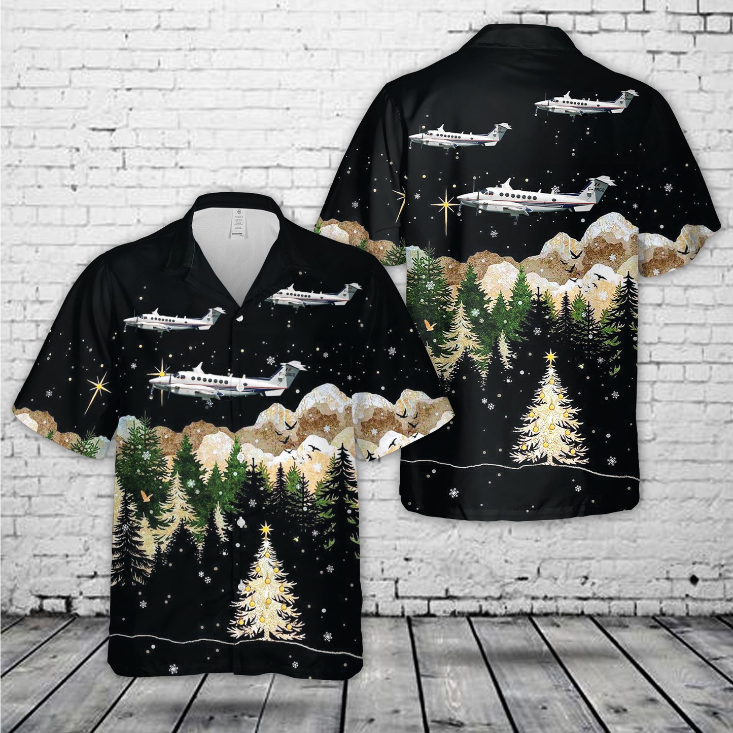 F-ZBGO Beechcraft B300 King Air 350ER France Hawaiian Shirt