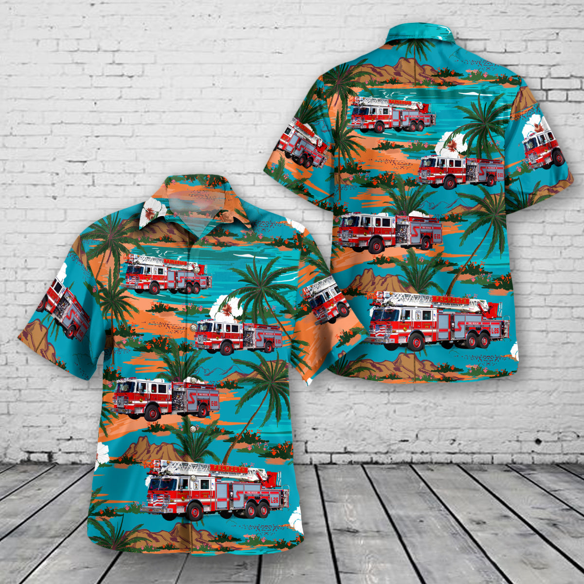 Falmouth, Massachusetts, Falmouth Fire Department Hawaiian Shirt