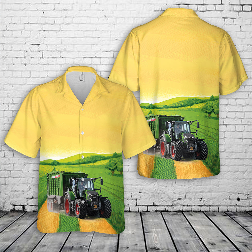 Fendt 620 Vario DP Tractor Hawaiian Shirt