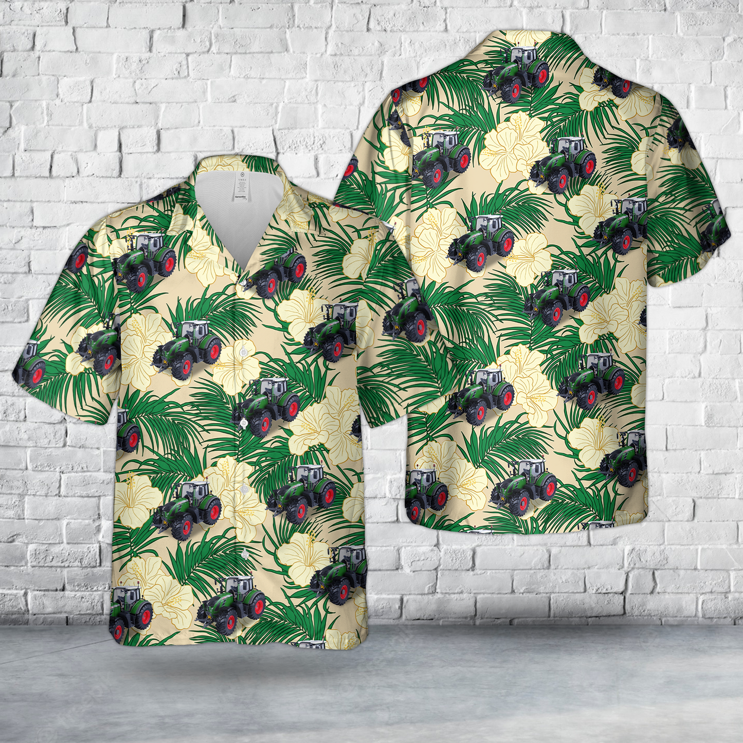 Fendt 724 Vario Tractor Hawaiian Shirt