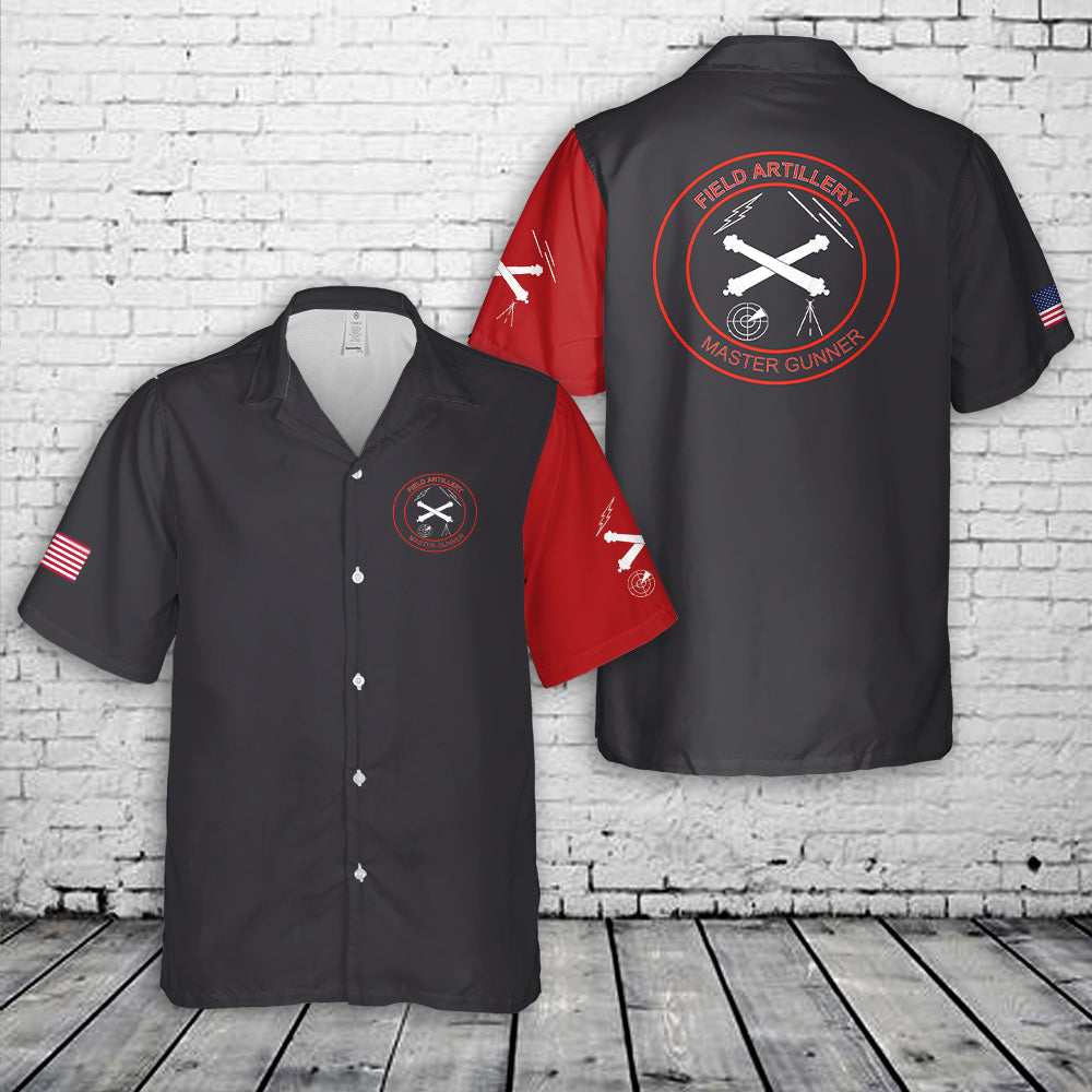 Field artillery Master Gunner Hawaiian Shirt