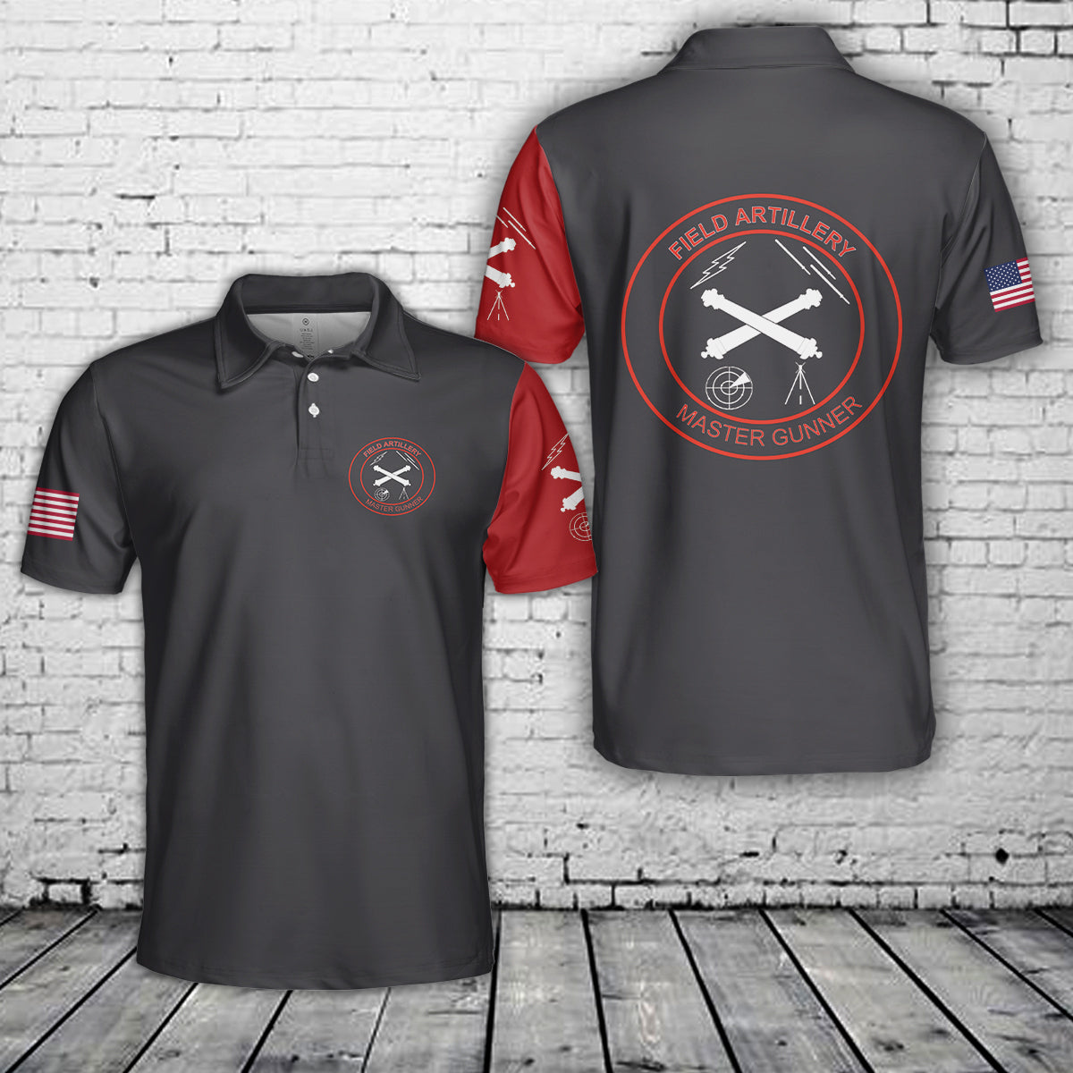 Field artillery Master Gunner Polo Shirt