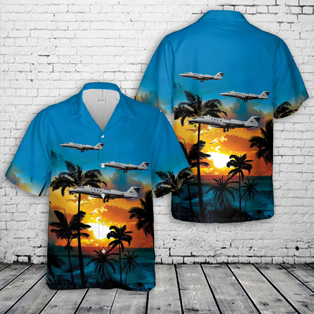 Finnish Air Force Bombardier Learjet 35A/S Hawaiian Shirt