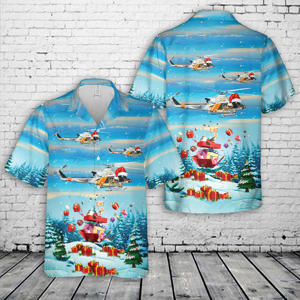 Finnish Frontier Guard Christmas Hawaiian Shirt