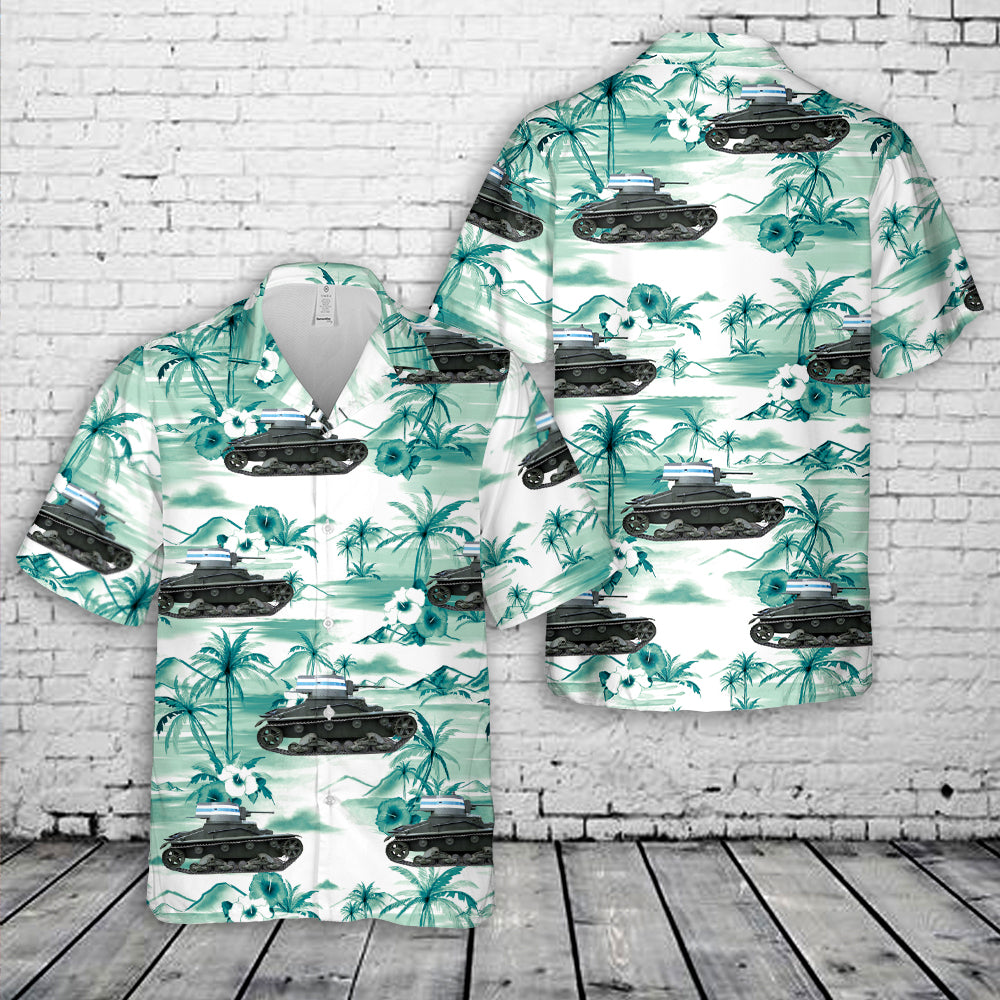 Finnish Light Tank Vickers 6-ton tank Hawaiian Shirt