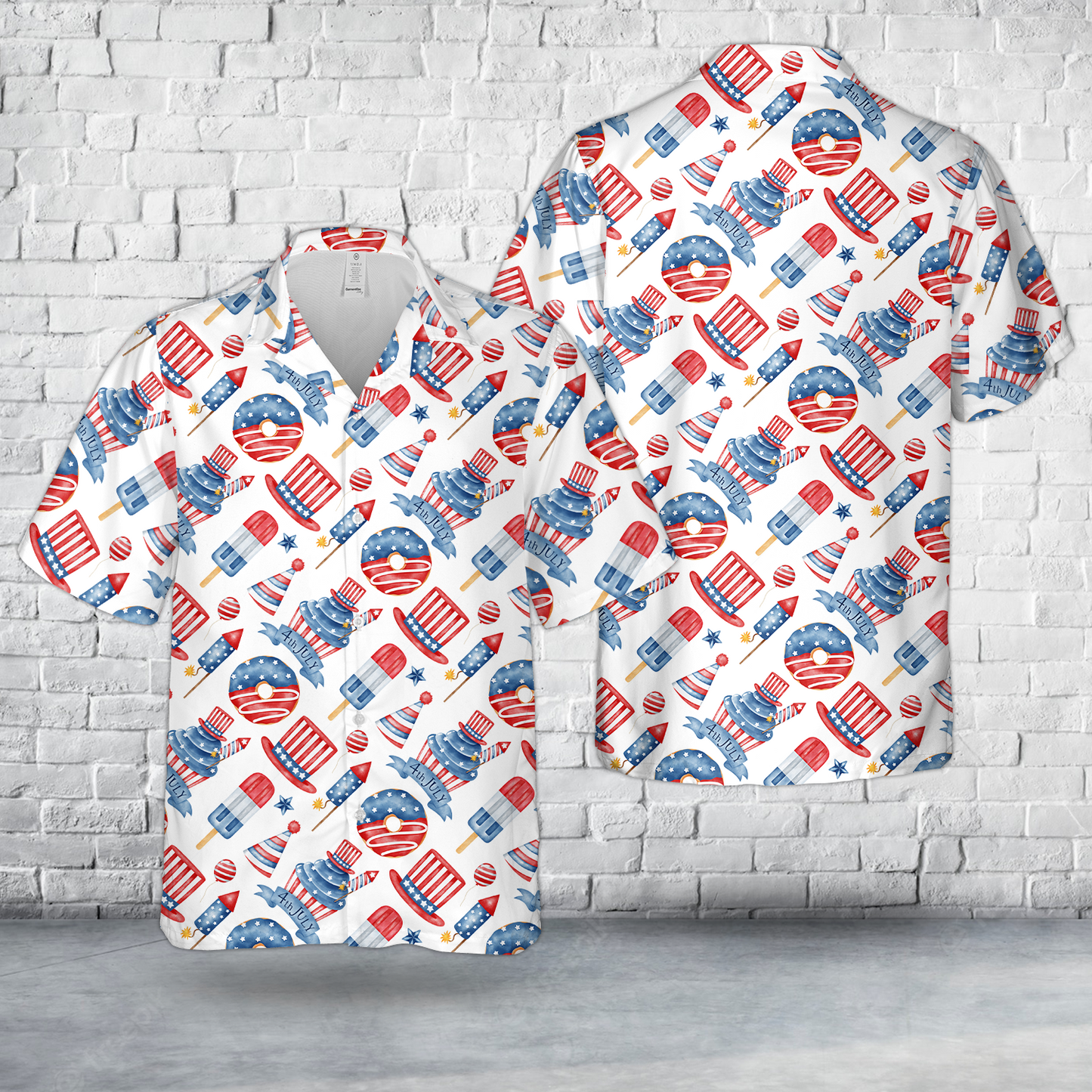 Independence Day 4th Of July Hawaiian Shirt