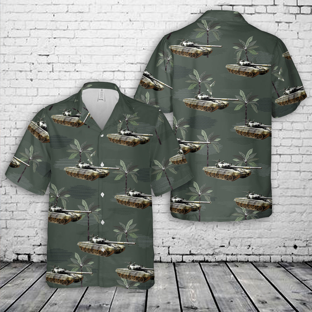 Finnish army T-72M1 battle tank Ps264-122 Hawaiian Shirt