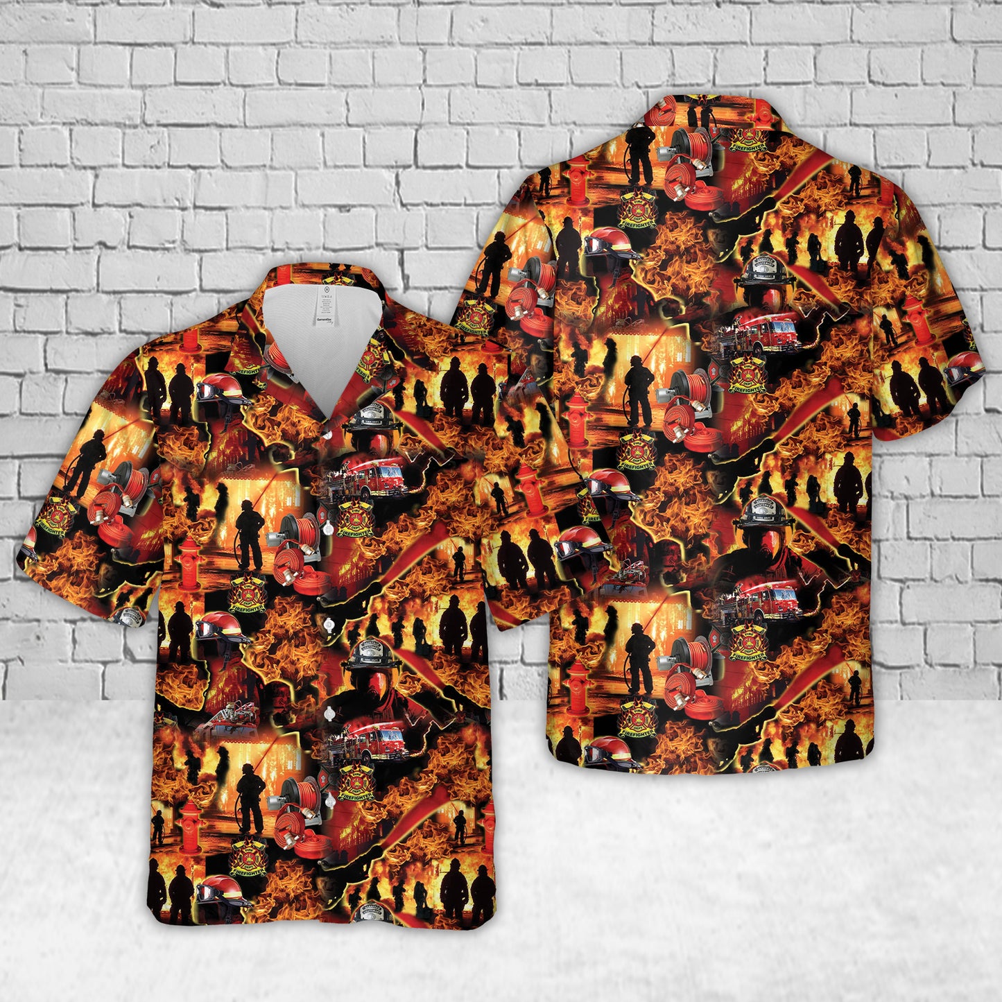 Firefighter Hawaiian Shirt