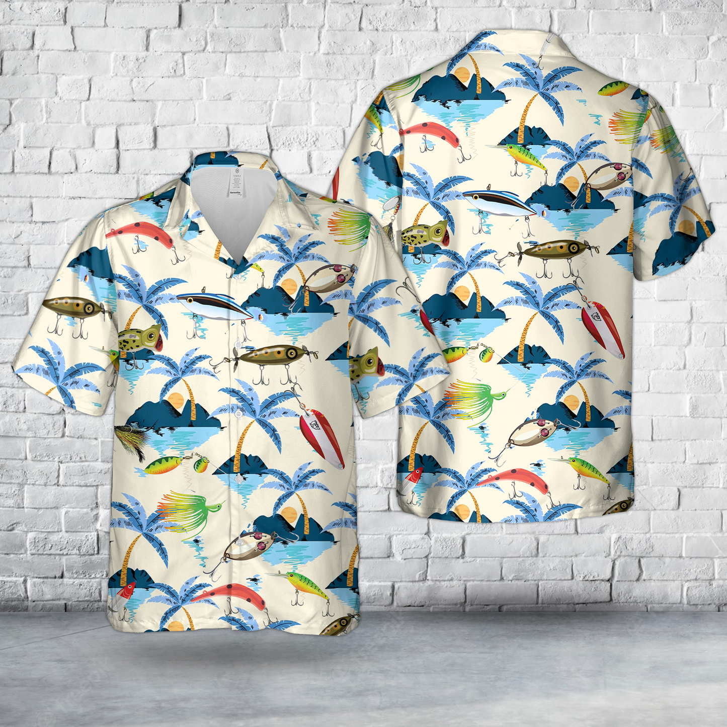 Fishing Lure Hawaiian Shirt