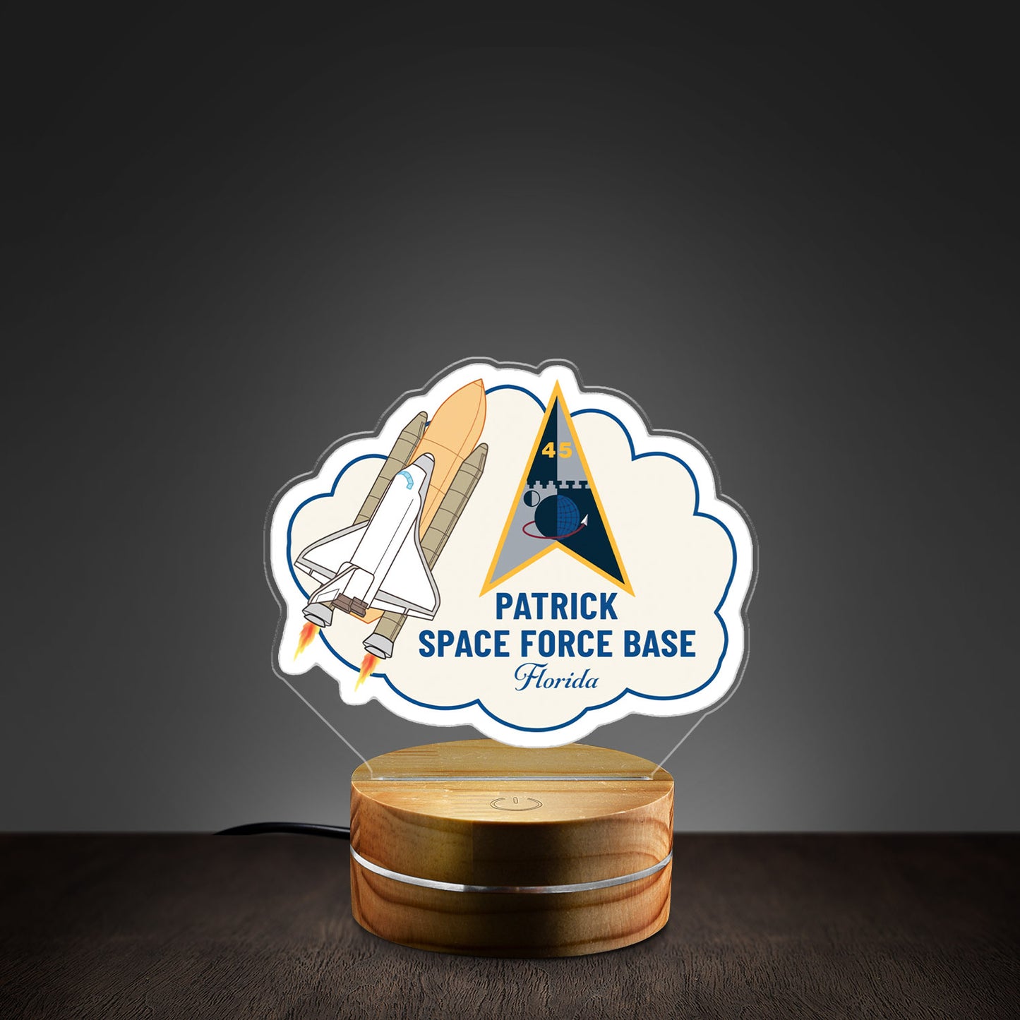 Florida Patrick Space Force Base Photo Night Light