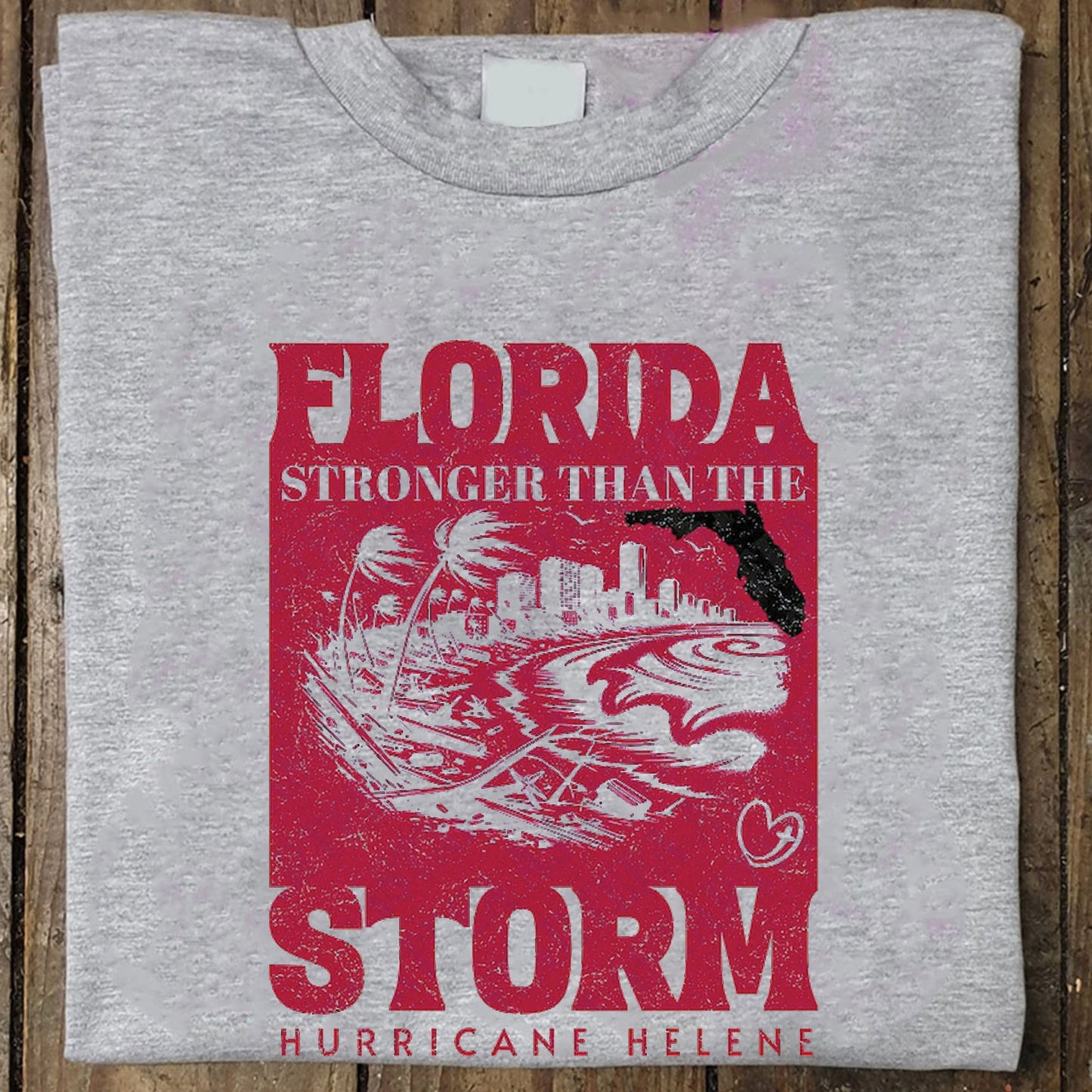 Florida Stronger Than The Storm Classic Unisex T-Shirt Gildan 5000 (Made In US)