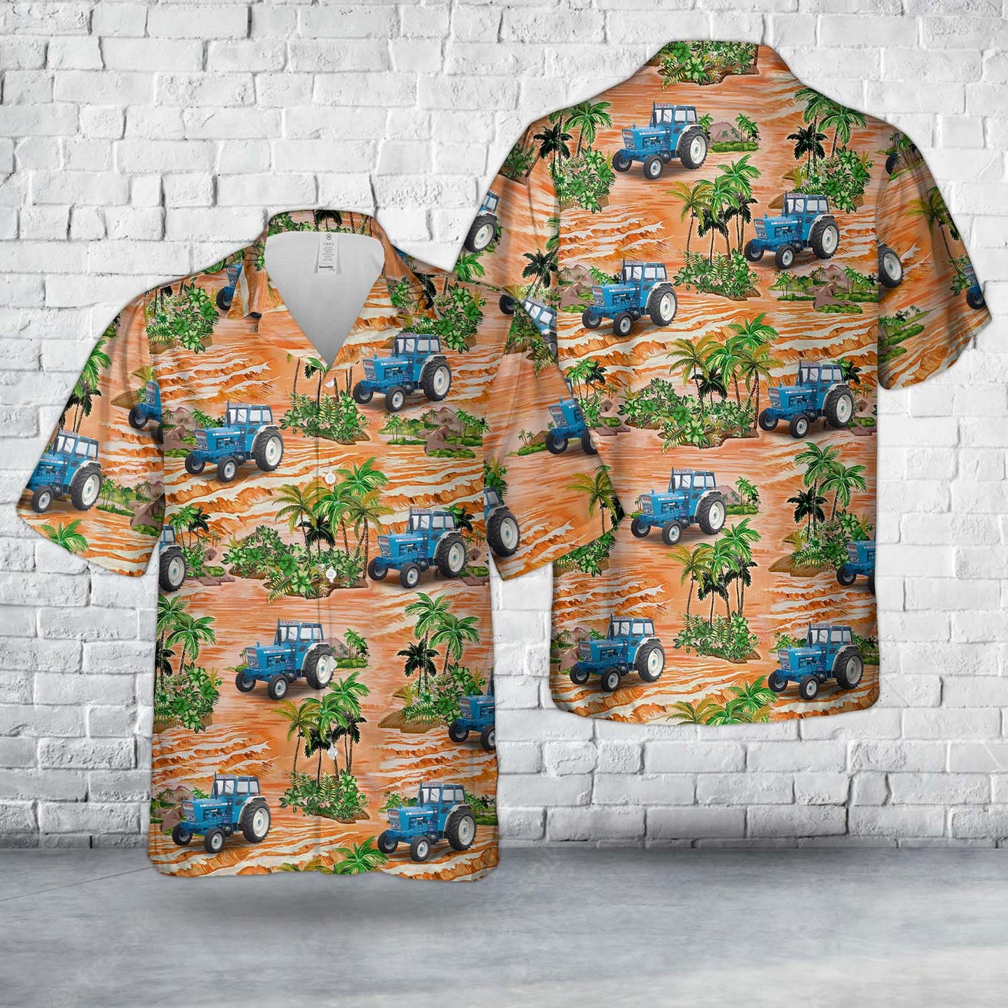 Ford 5000 Tractor Hawaiian Shirt