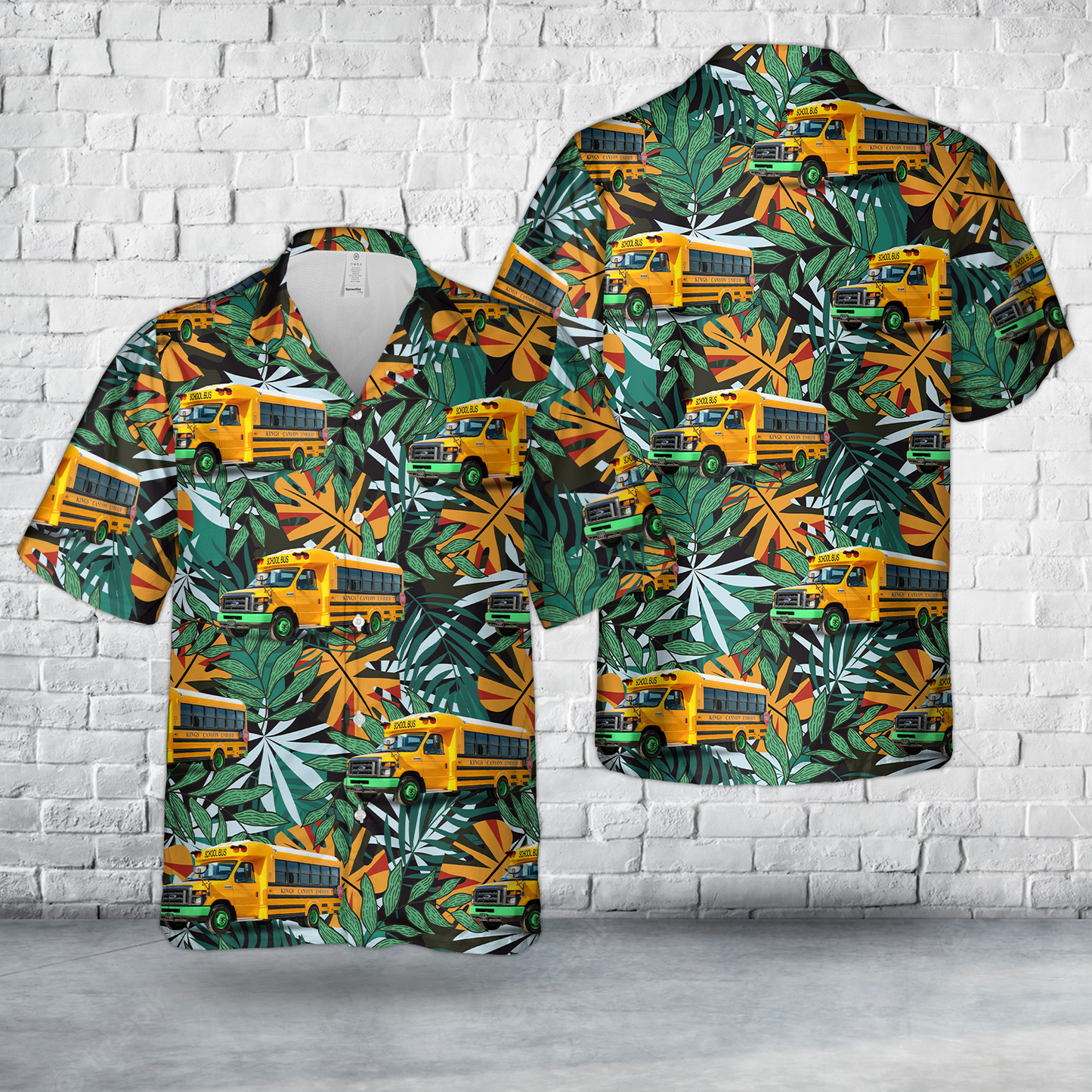 Ford E-Series School bus Type A Hawaiian Shirt