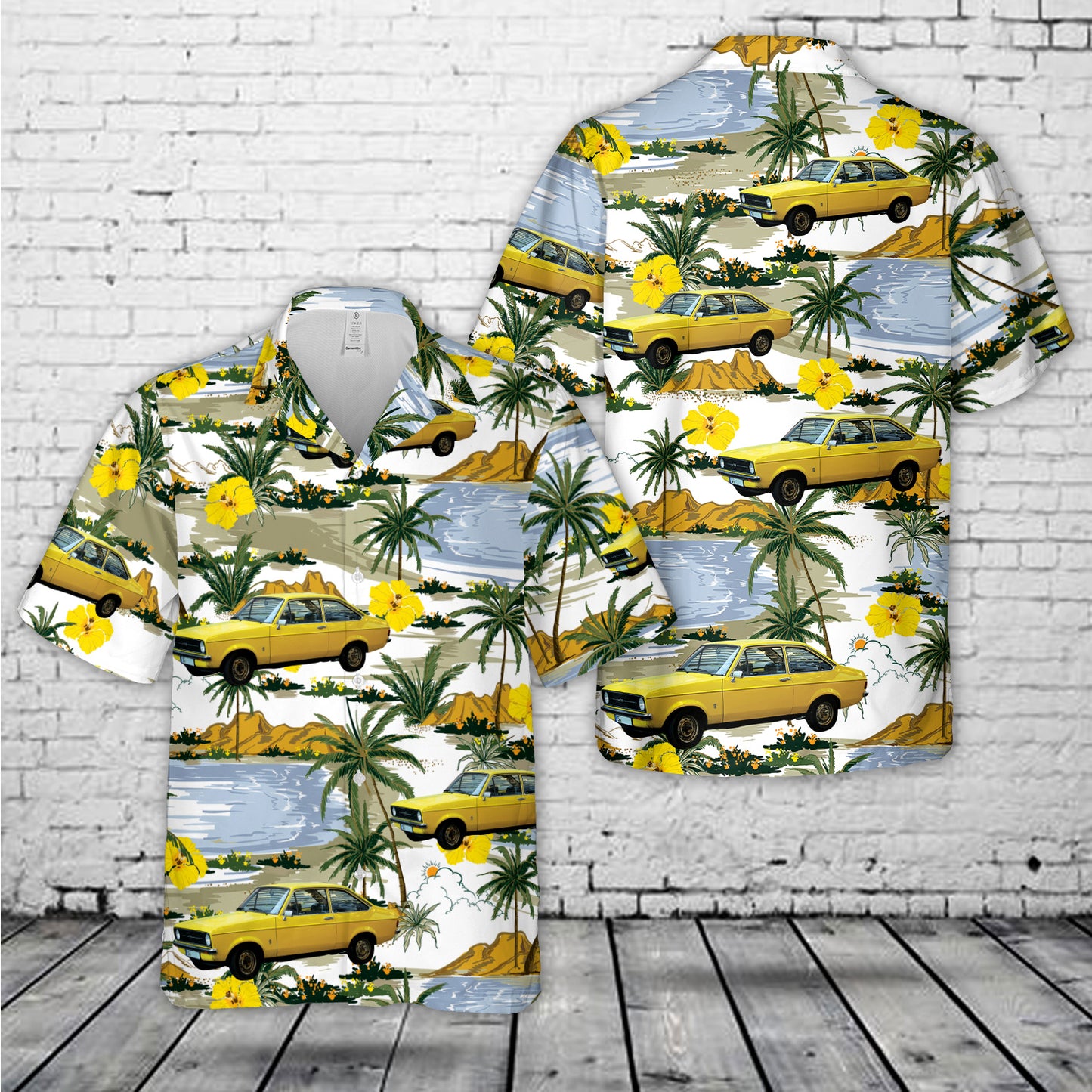 Ford Escort Mark II 2-door saloon (1974-1977) Hawaiian Shirt