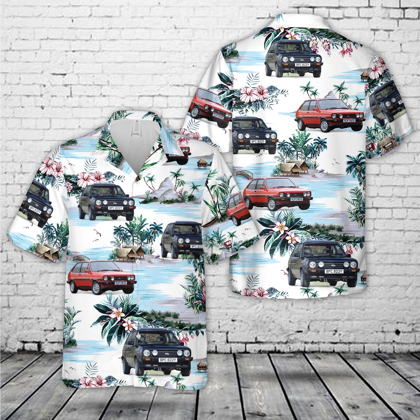 Ford Fiesta XR2 1982 Hawaiian Shirt