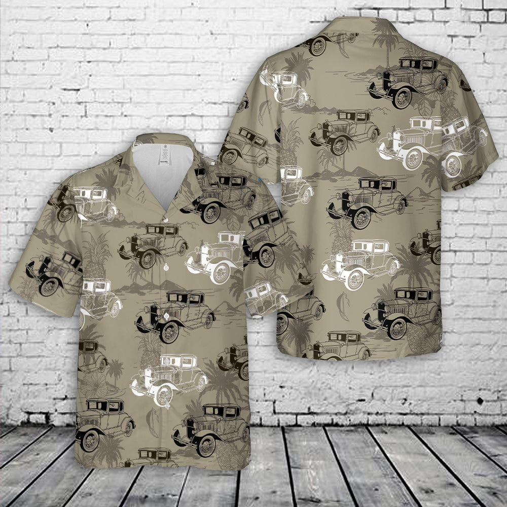 Ford Model A 1930 Coupe Hawaiian Shirt