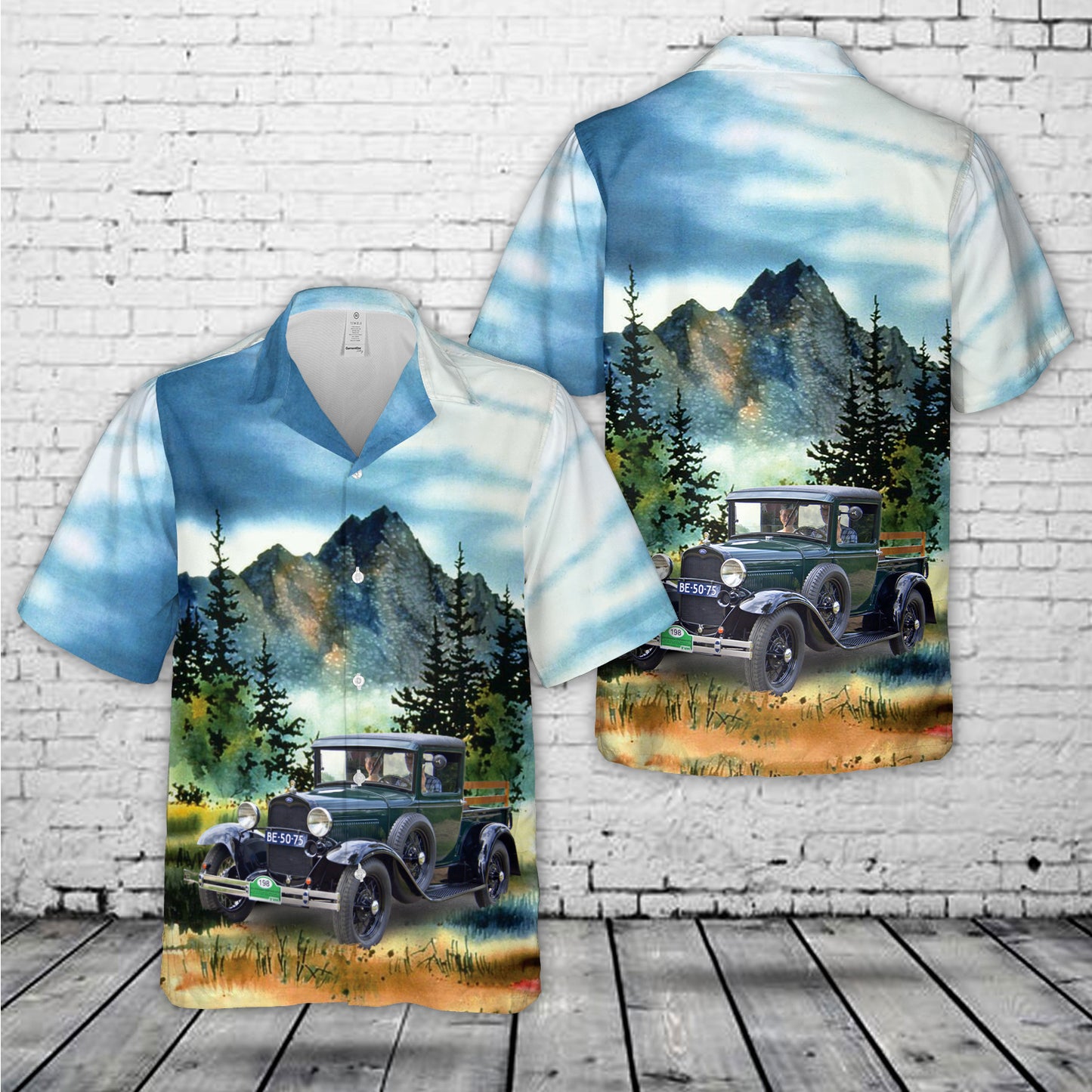 Ford Model A Type 82B Closed Cab Pick-Up 1930 (8265) Hawaiian Shirt