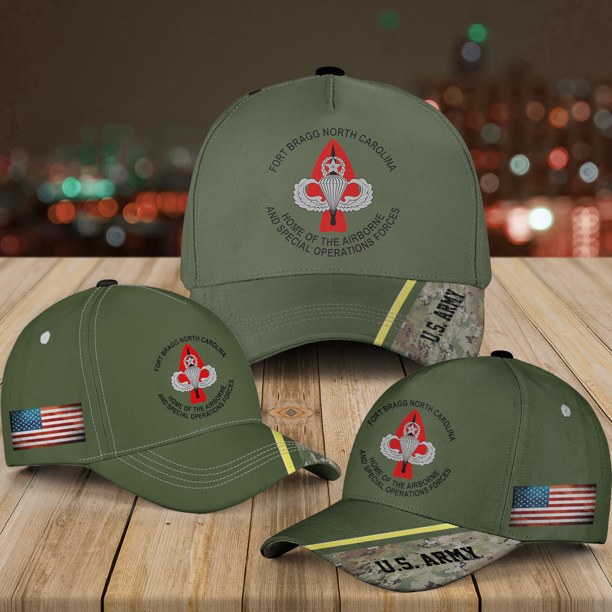 Fort Bragg Home Of The Airborne And Special Operations Forces Baseball Cap