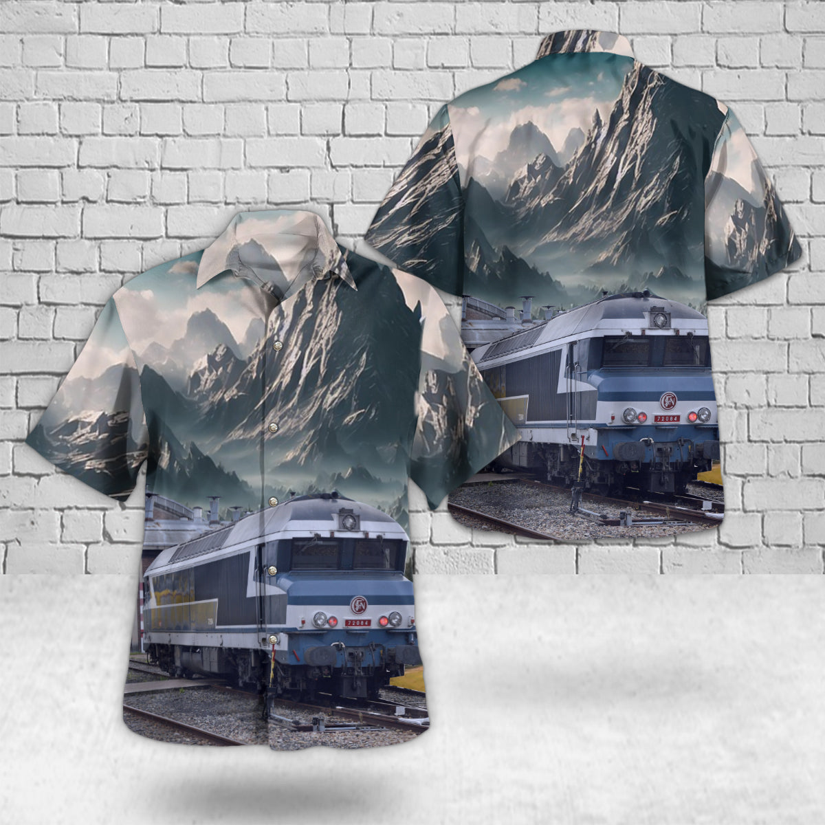 France SNCF Class CC 72084 diesel-electric locomotives Hawaiian Shirt