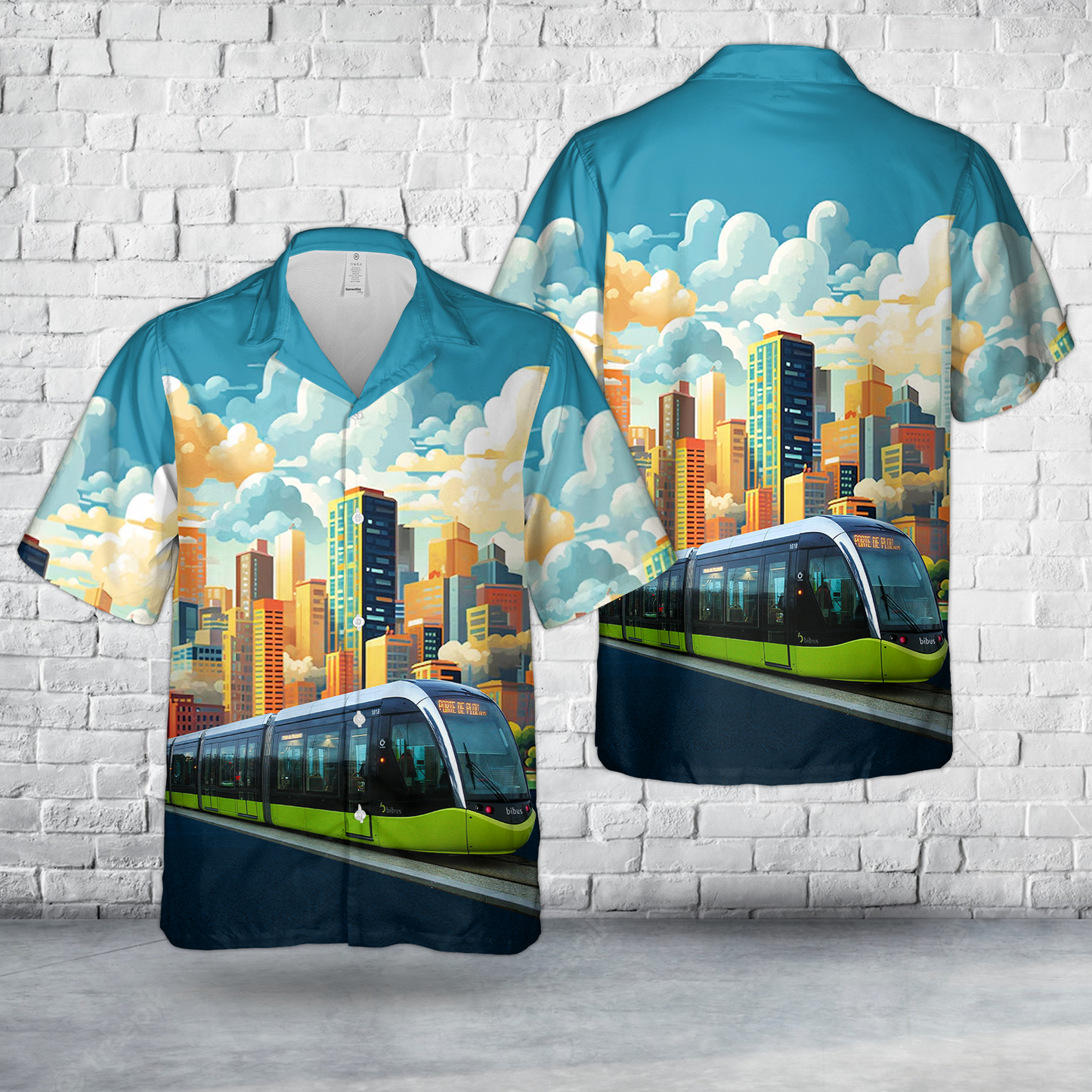 France Tram Brest Hawaiian Shirt